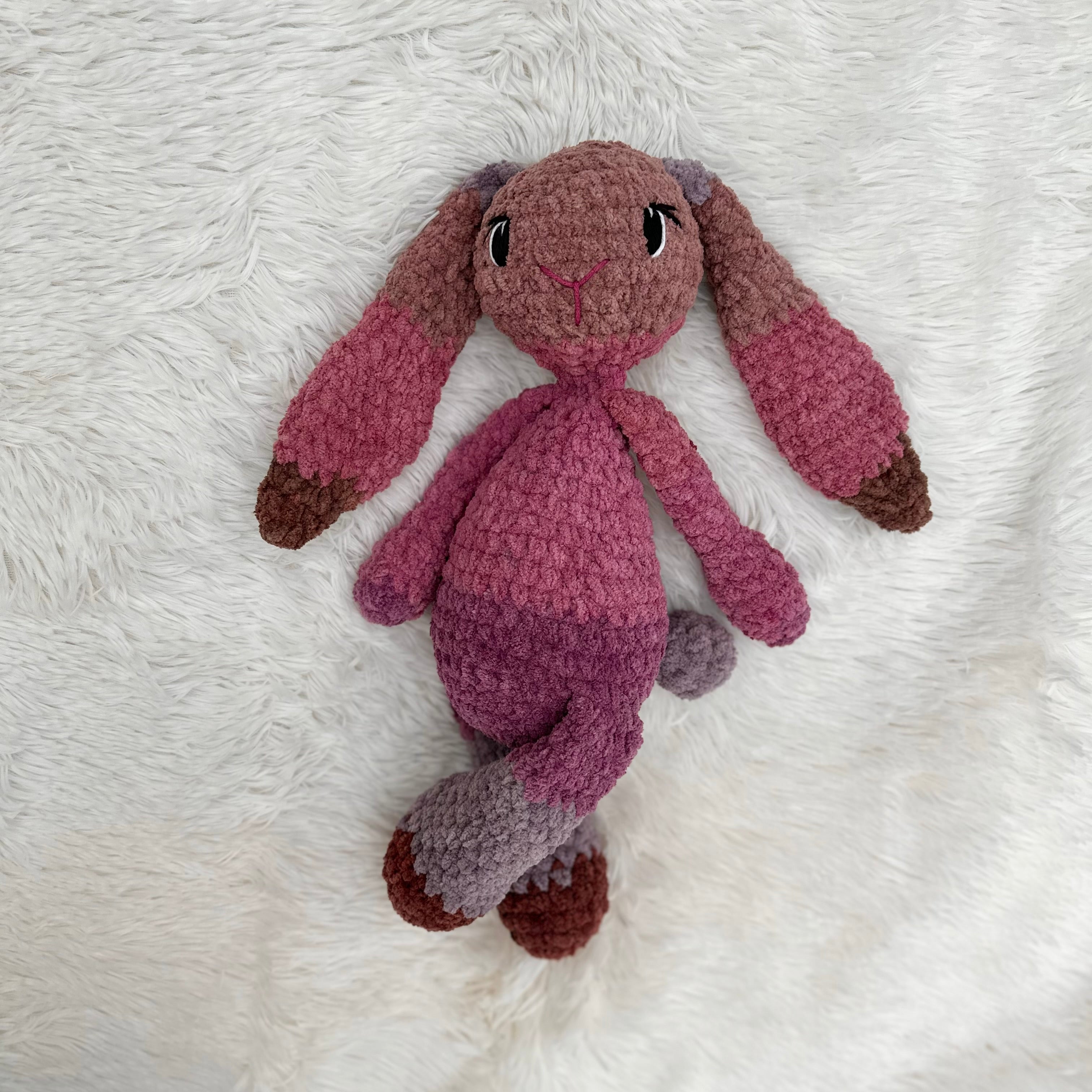 Boho Bunny Plushie | Crocheted Stuffie