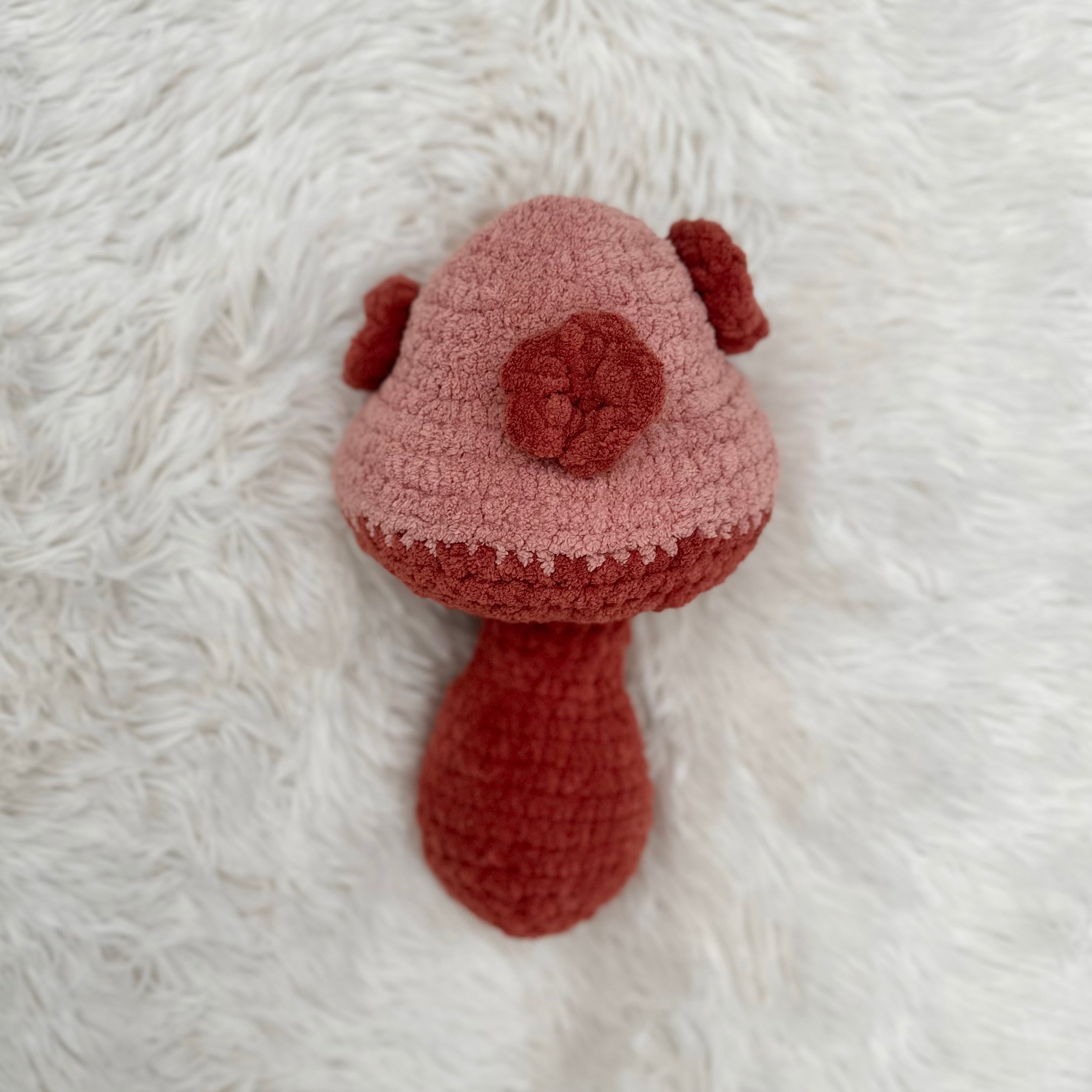 Floral Mushroom Plushie Pillow | Mushroom Stuffie | Groovy Mushie | Flowers