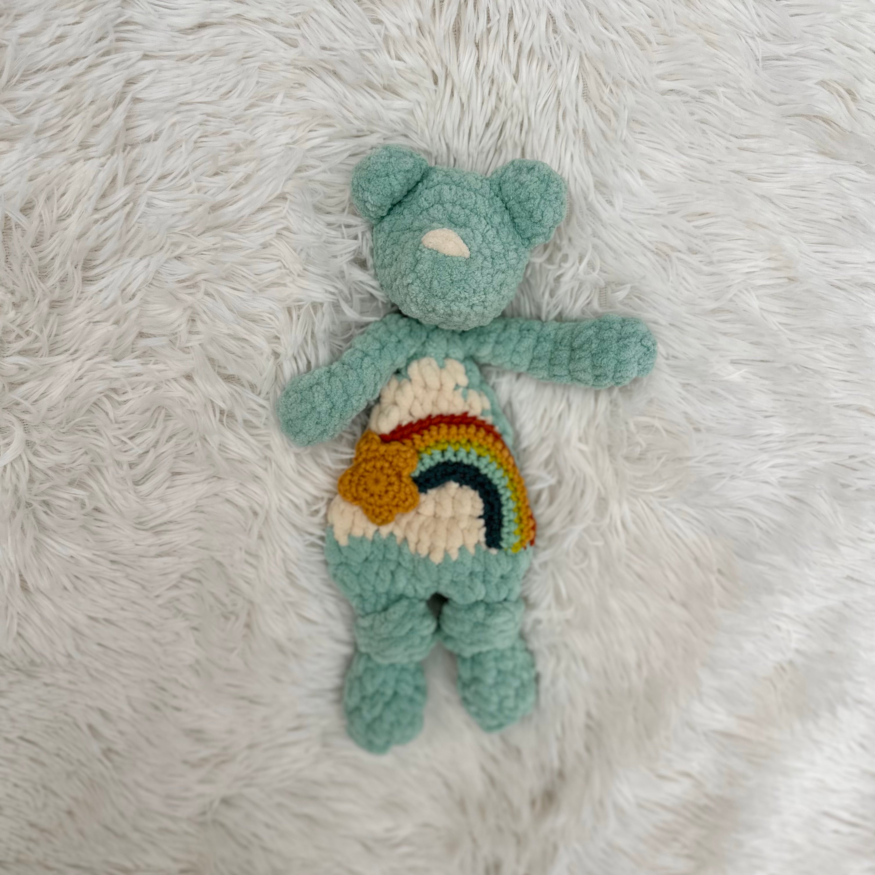 Bear Plushie Snuggler | Care Bears | Colorful Doll | Stuffie | Teddy Bear