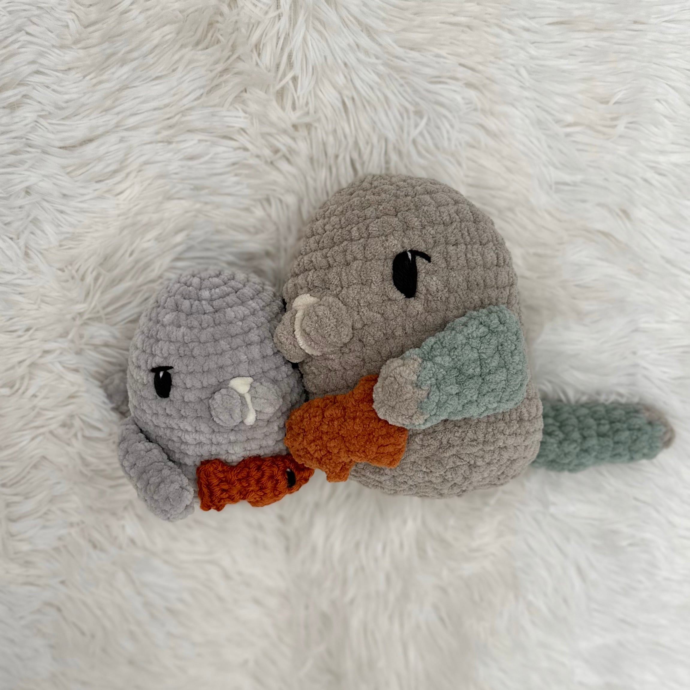 Chunky Seal Plushies | Small And Large Included | Seal Stuffies With Fish