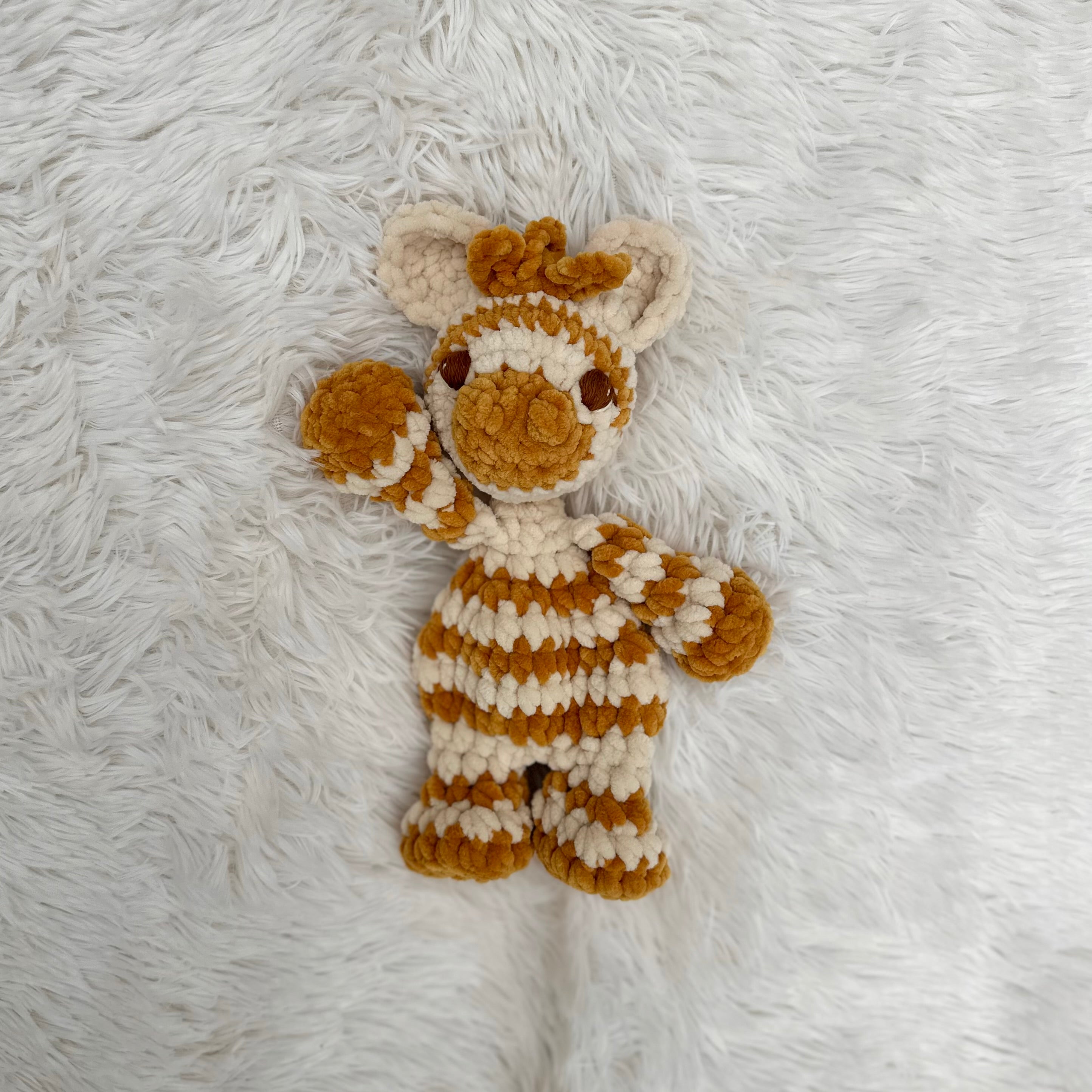 Zebra Plushie Snuggler | Crocheted Zebra Stuffie