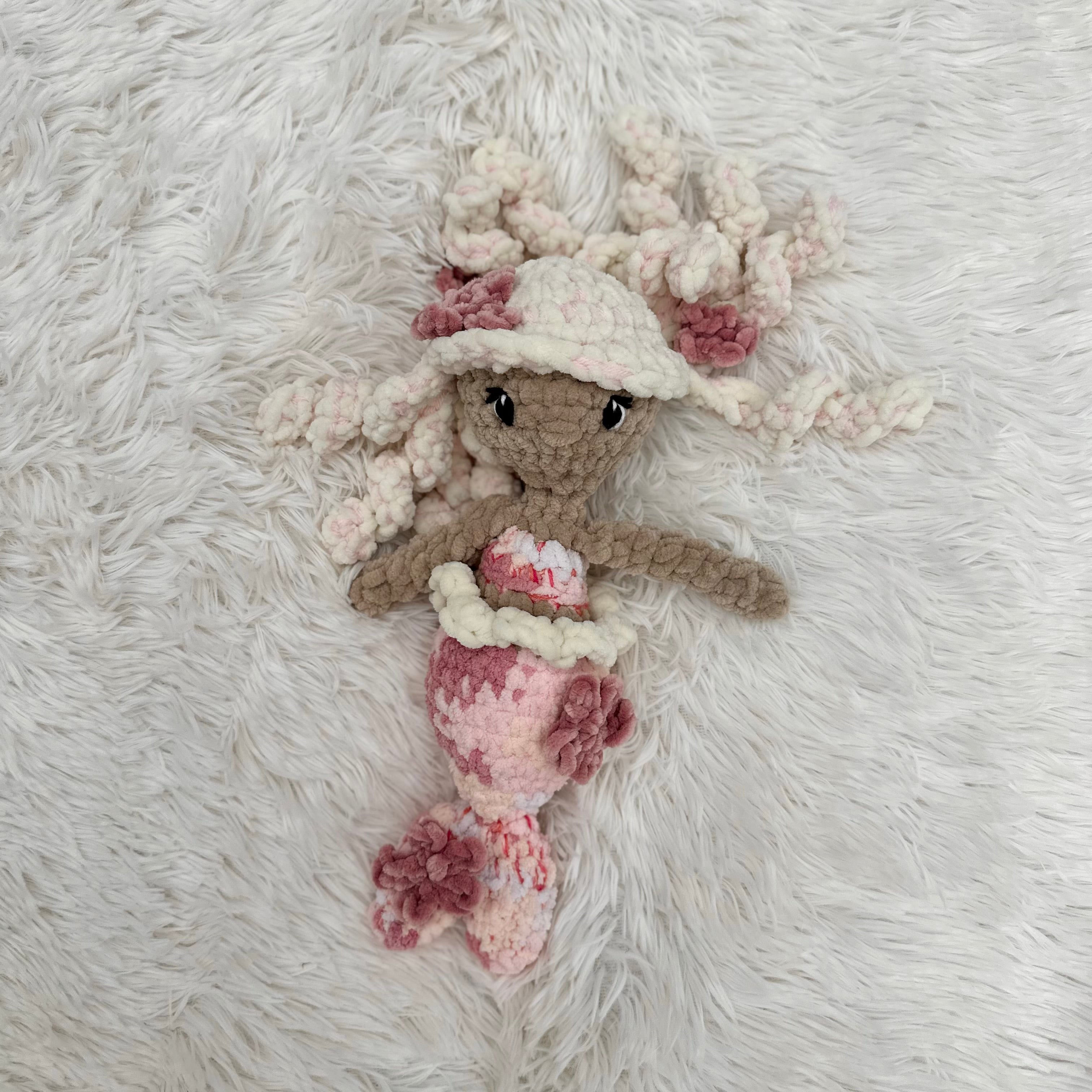 Mermaid Plushie | Crocheted Mermaid Stuffie