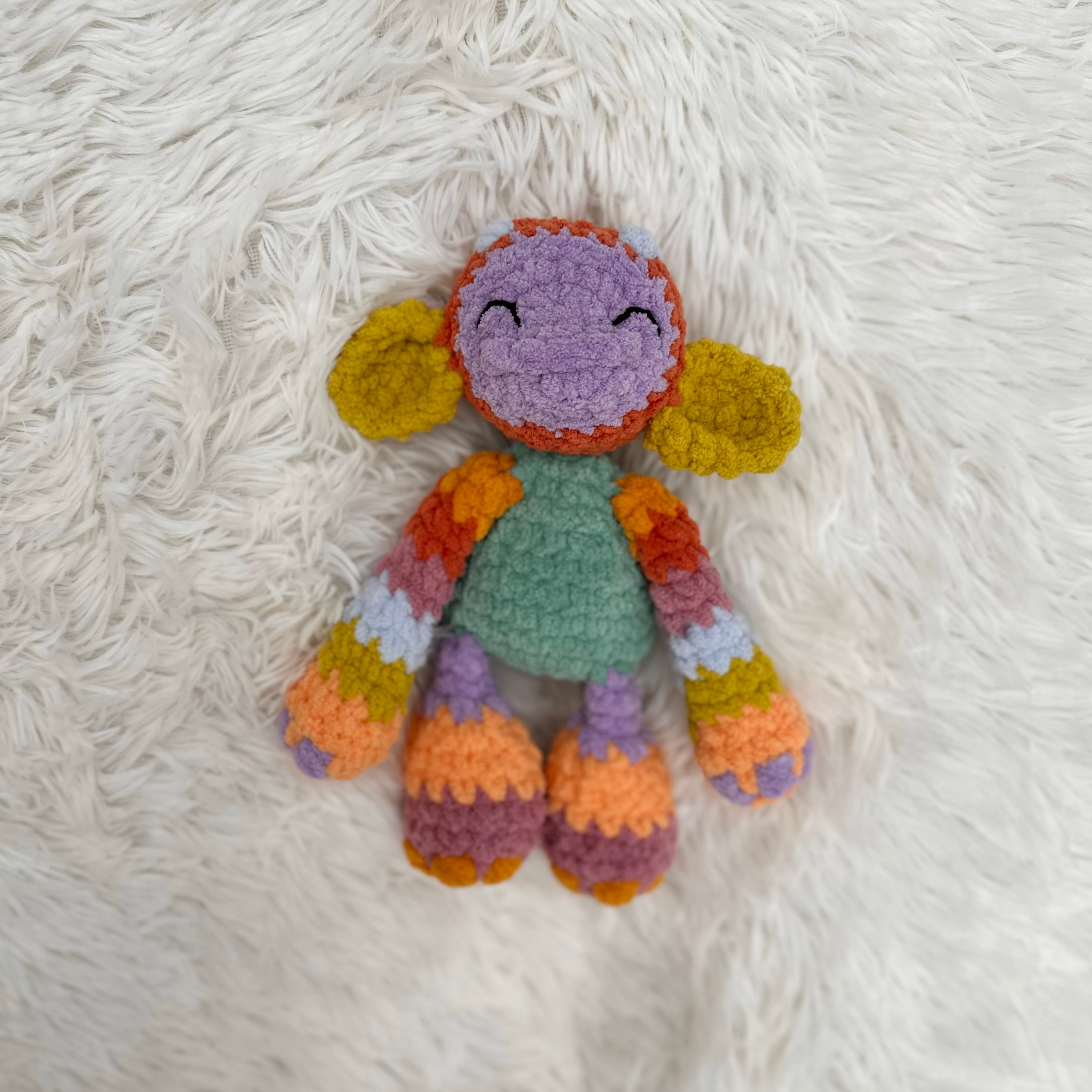 Monster Plushie | Colorful Cute Monster Doll | Stuffie