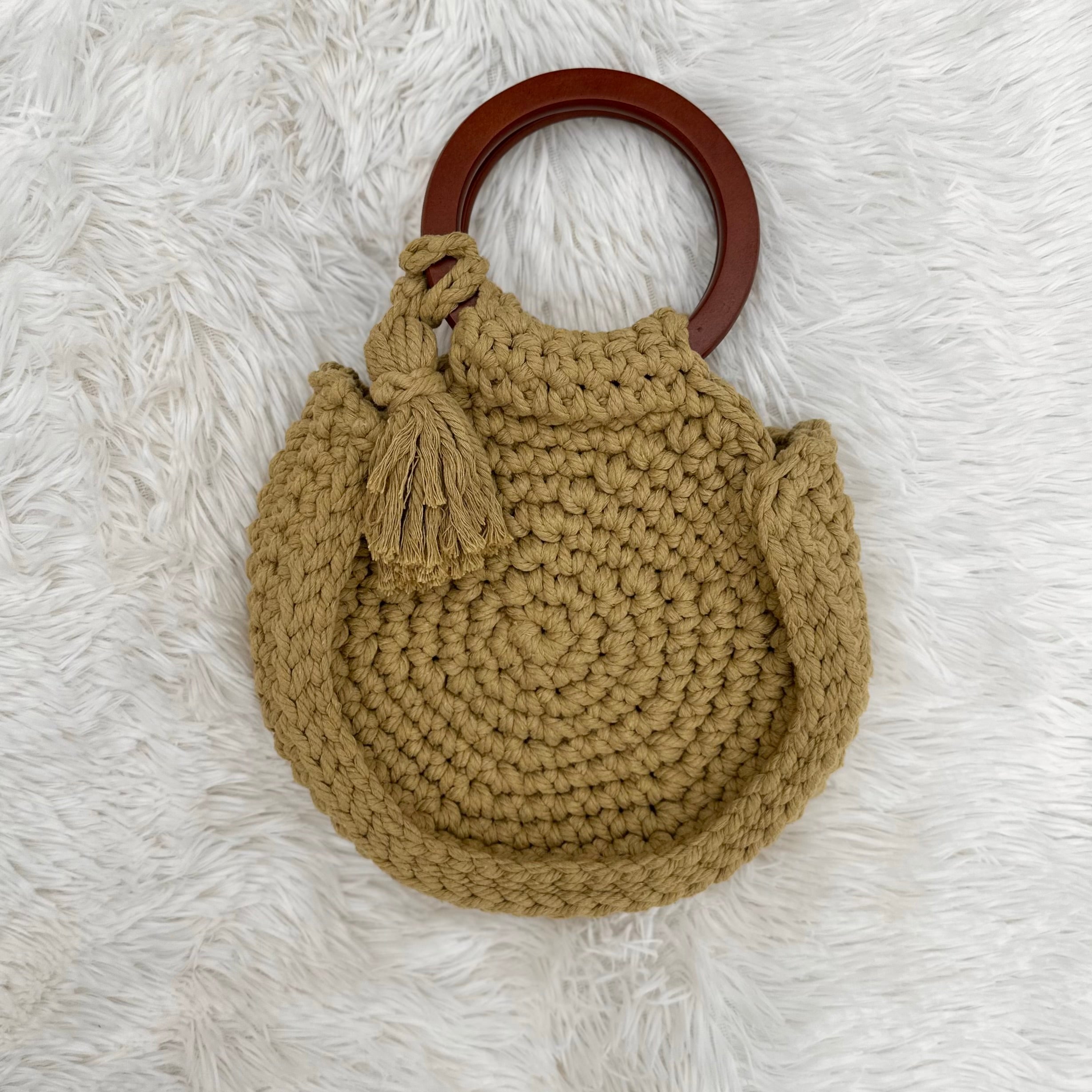 Crocheted Cotton Rope Bag | Purse | Small Bag | Adult Bag | Kids Bag