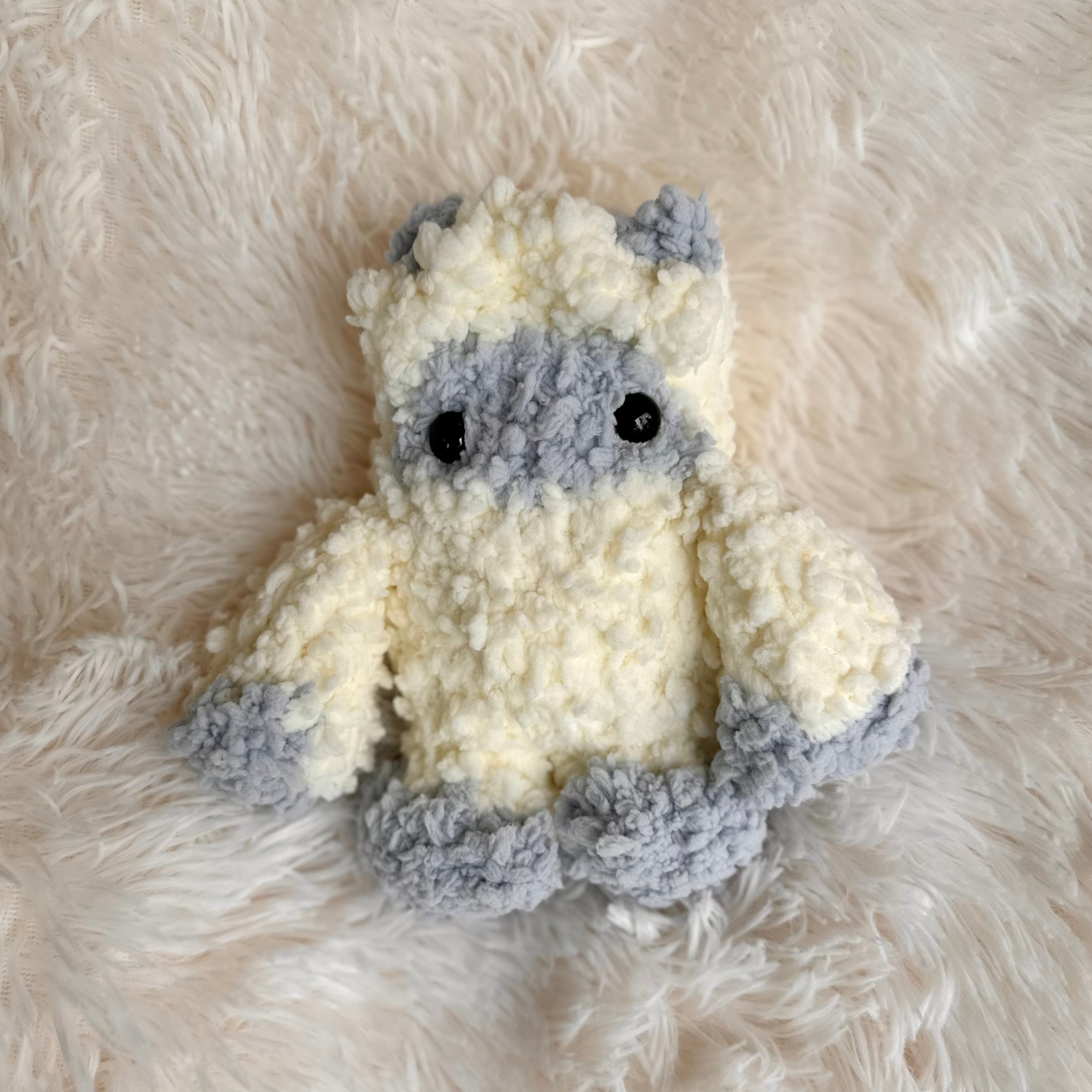 Yeti Plushie | Abominable Snowman Crocheted Stuffie