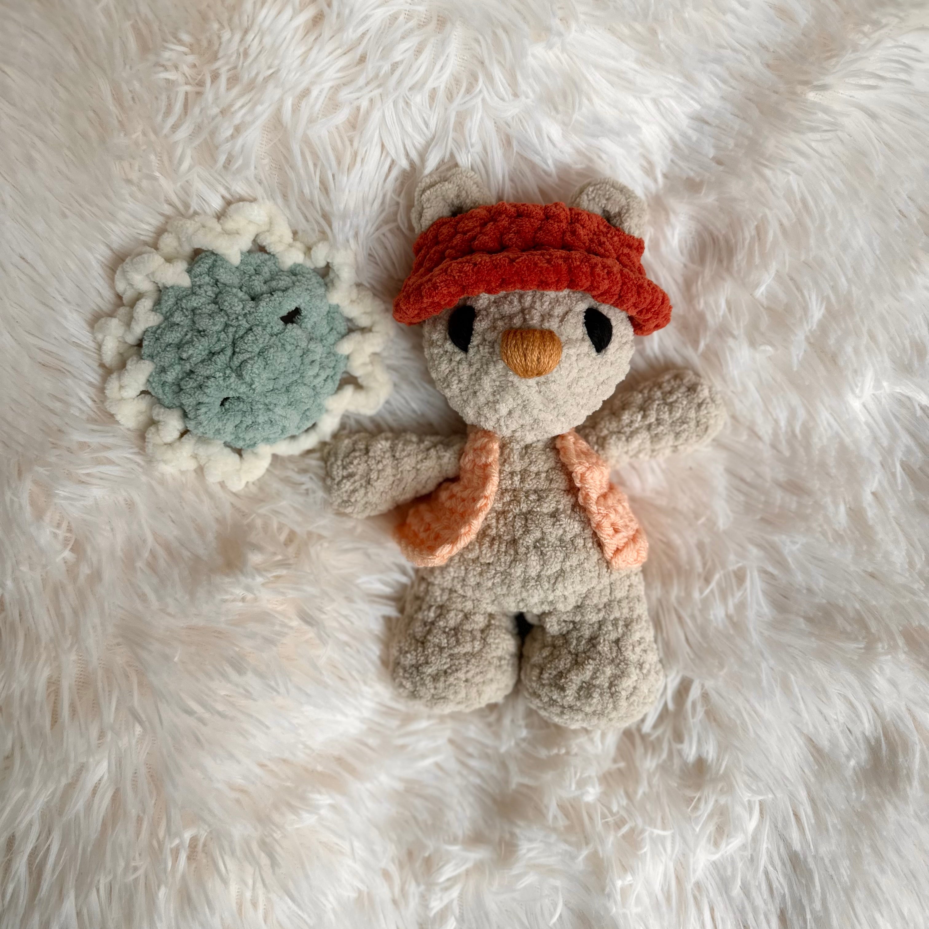 Bear Plushie | Groovy Bear With Accessories | Stuffie | Teddy Bear