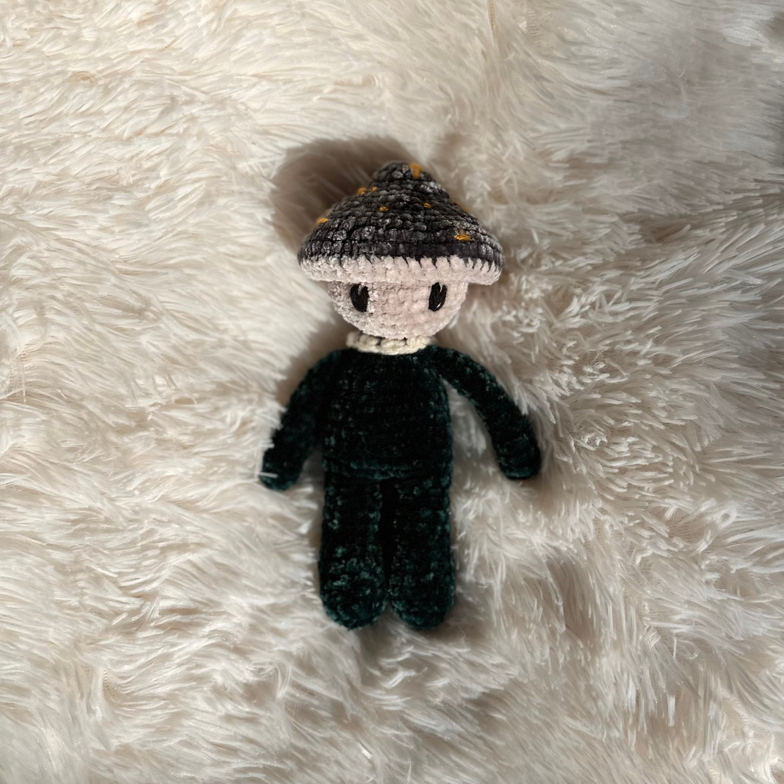 Mushroom Sprite Plushie With Stars Embroidery | Mushie Man