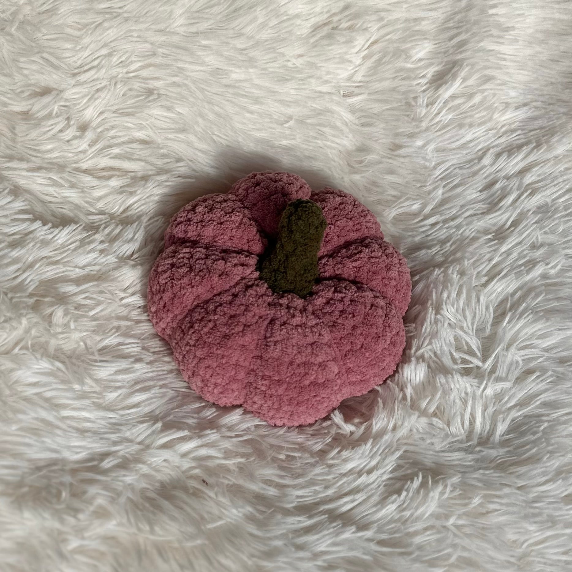 Pink Pumpkin Plushie Pillow