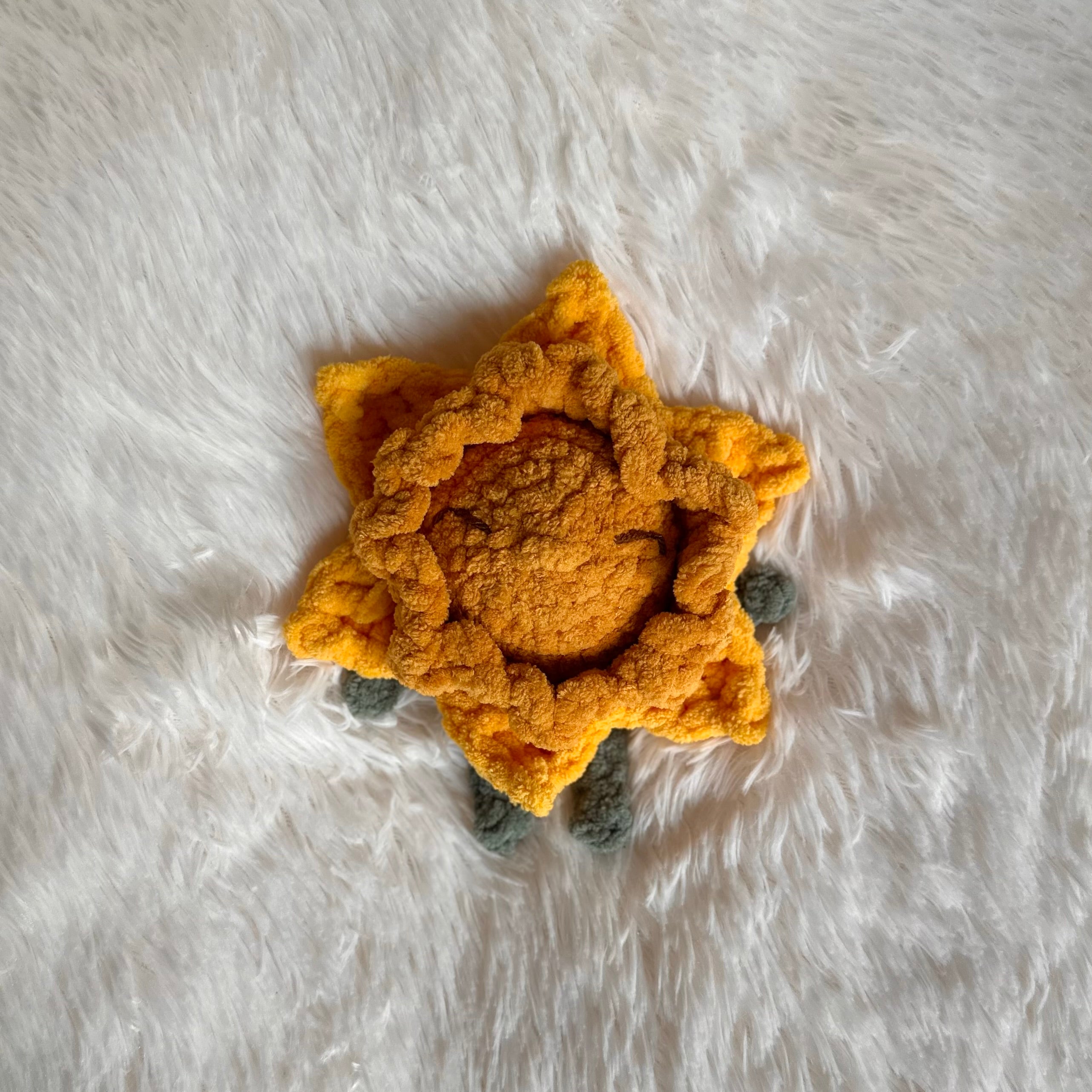 Crocheted Daffodil Plushie | Flower Friend | Baby Kids Toy | Whimsical