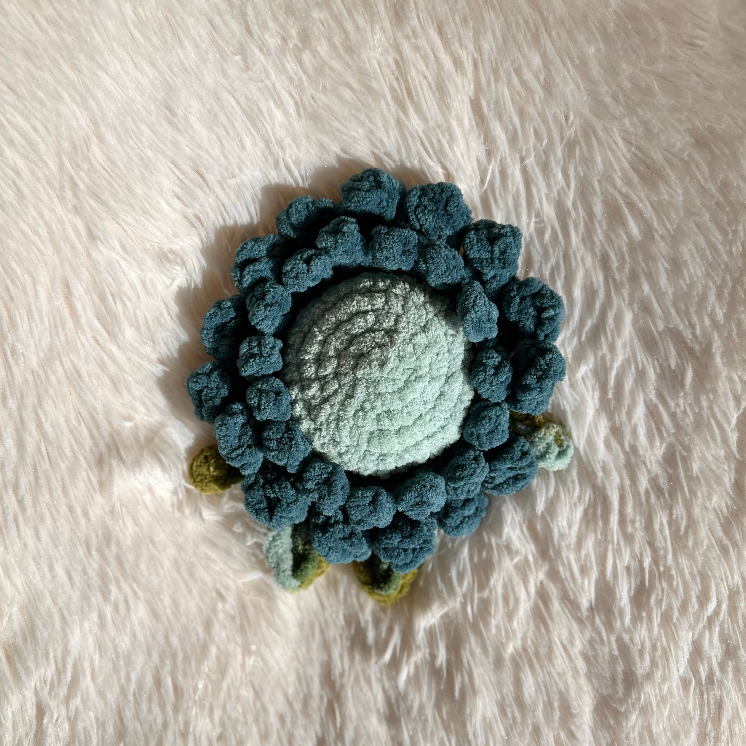 Crocheted Zinnia Plushie | Flower Friend | Baby Kids Toy | Whimsical