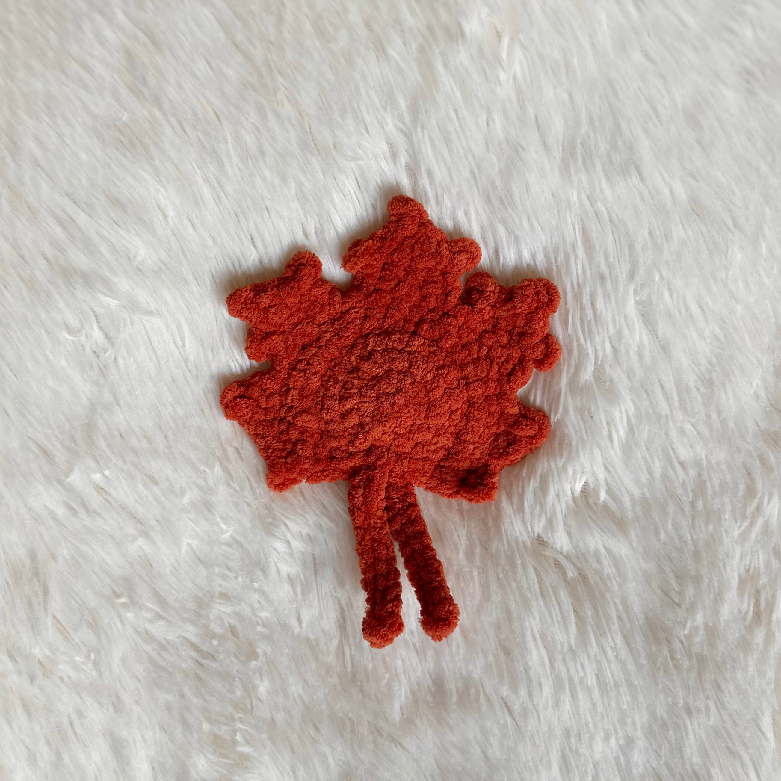 Maple Leaf Plushie | Autumn Fall Stuffie | Whimsical