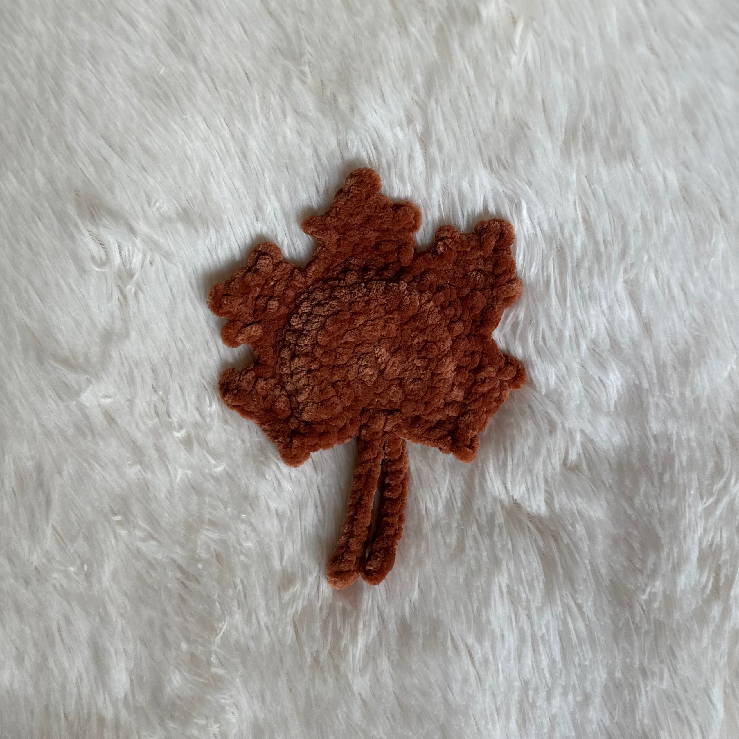 Maple Leaf Plushie | Autumn Fall Stuffie | Whimsical
