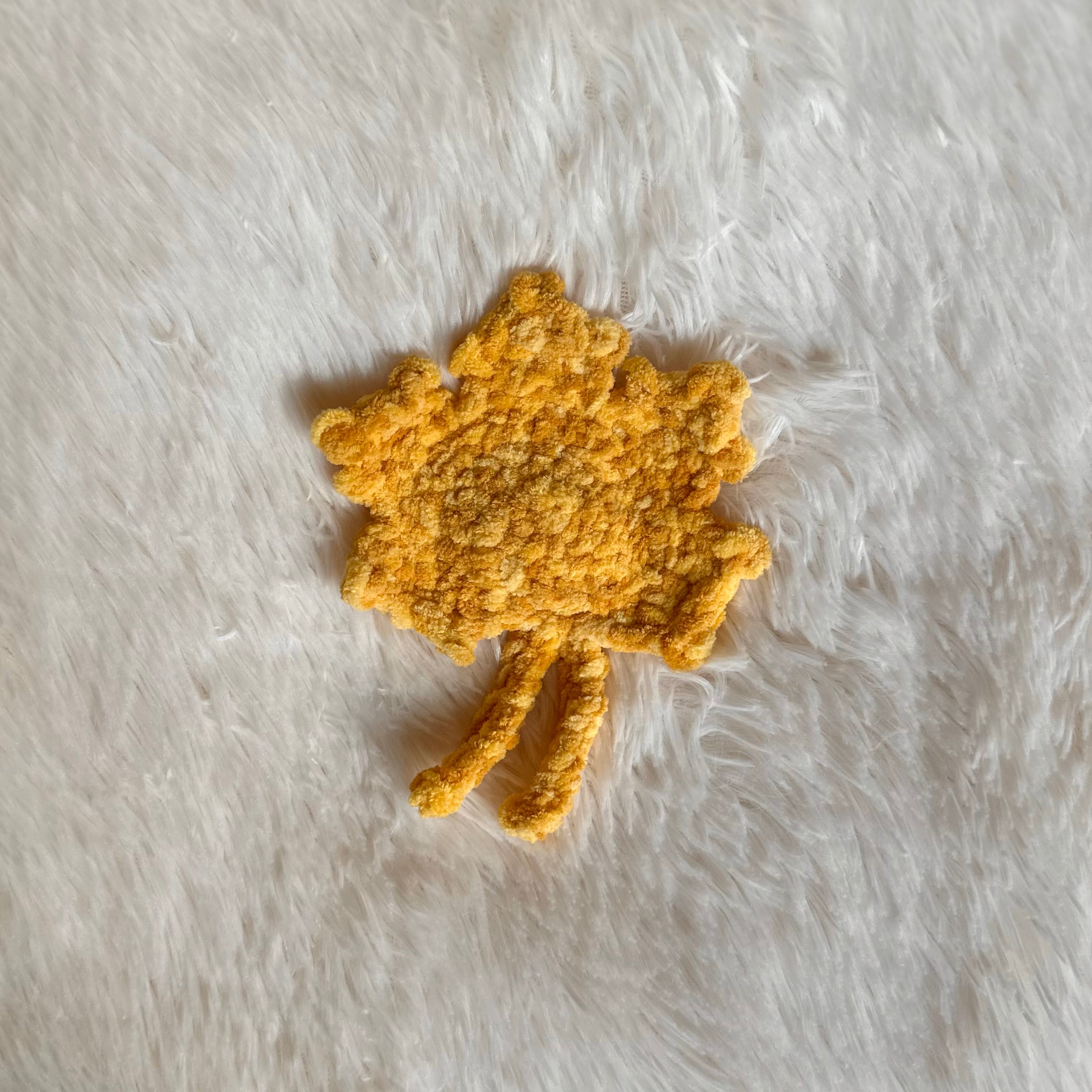 Maple Leaf Plushie | Autumn Fall Stuffie | Whimsical