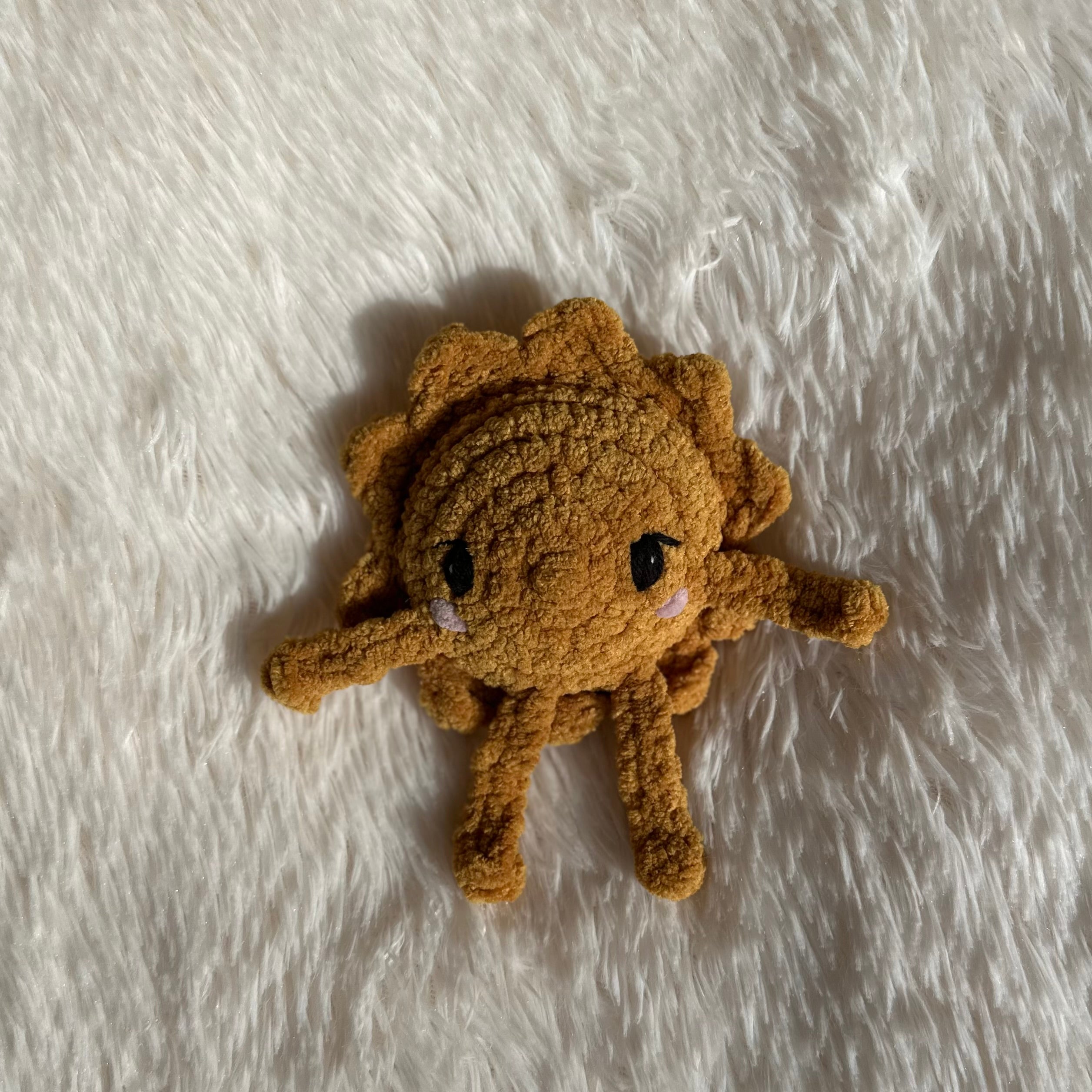 Crocheted Sun Plushie | Mini Raya Sunshine | Sunshine Stuffie | Baby Kids Toy | Whimsical