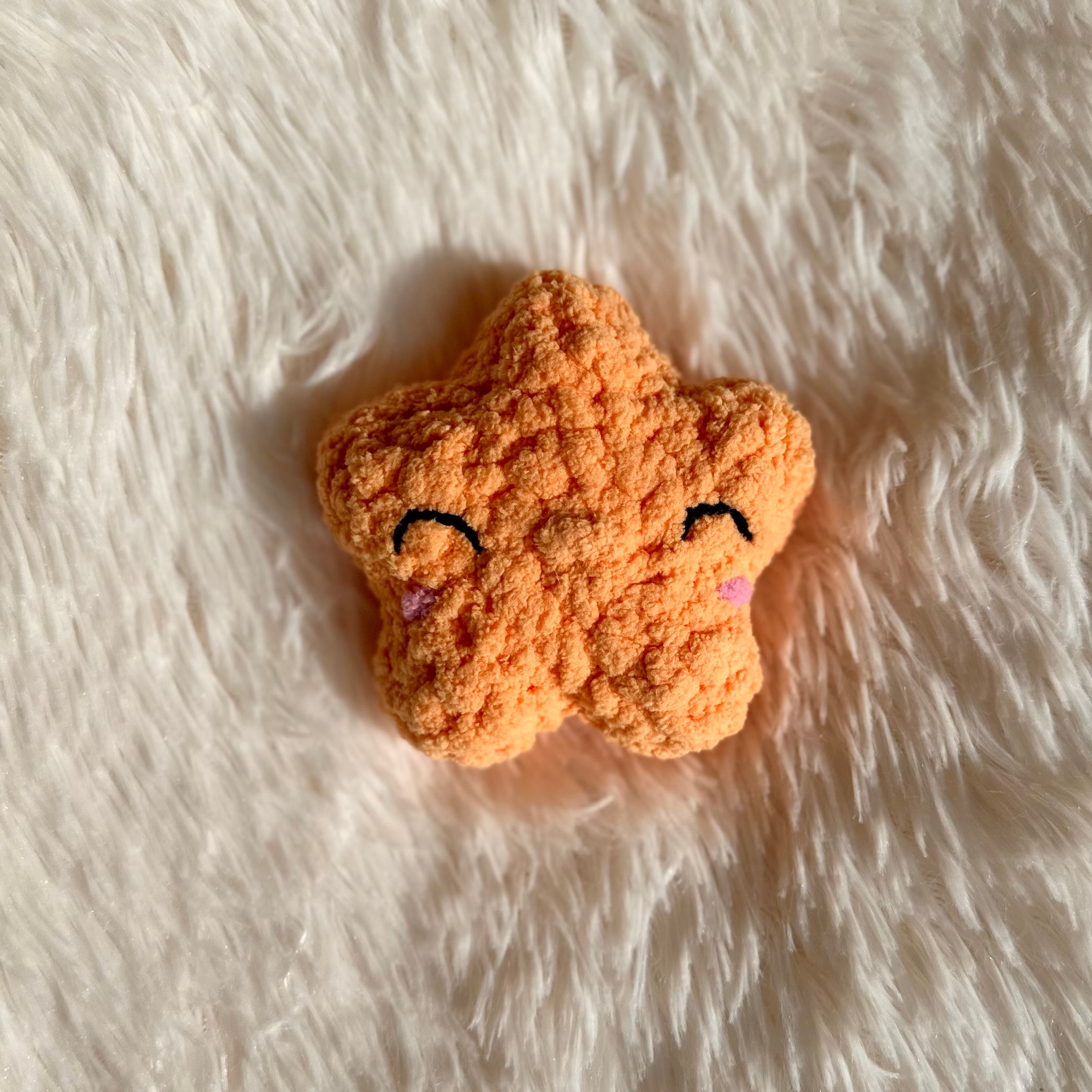 Crocheted Star Plushie | Mini Stella | Star Stuffie | Baby Kids Toy | Whimsical | Space