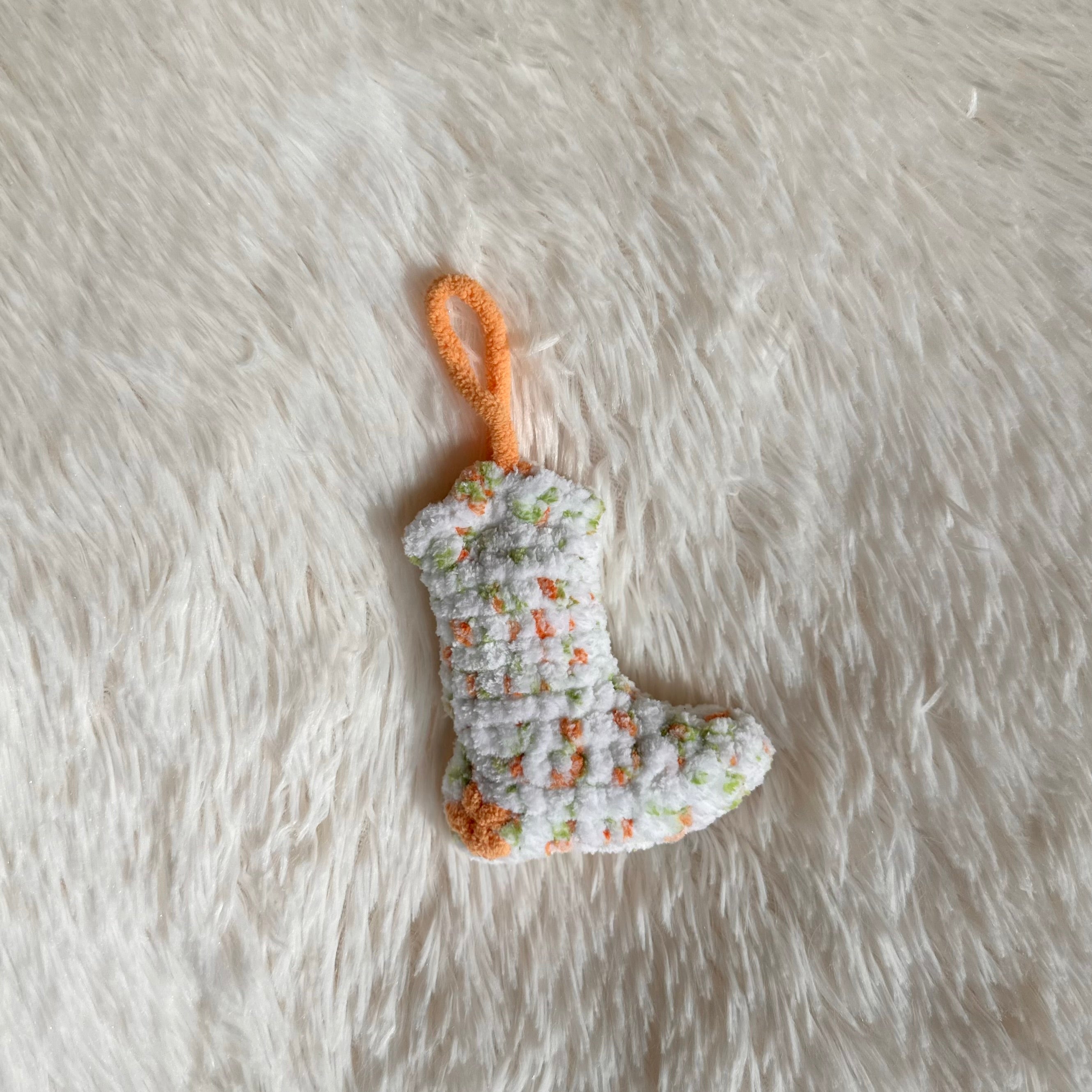 Small Cowboy Boot Plushie Keychain/Ornament | Cowboy Boot Stuffie