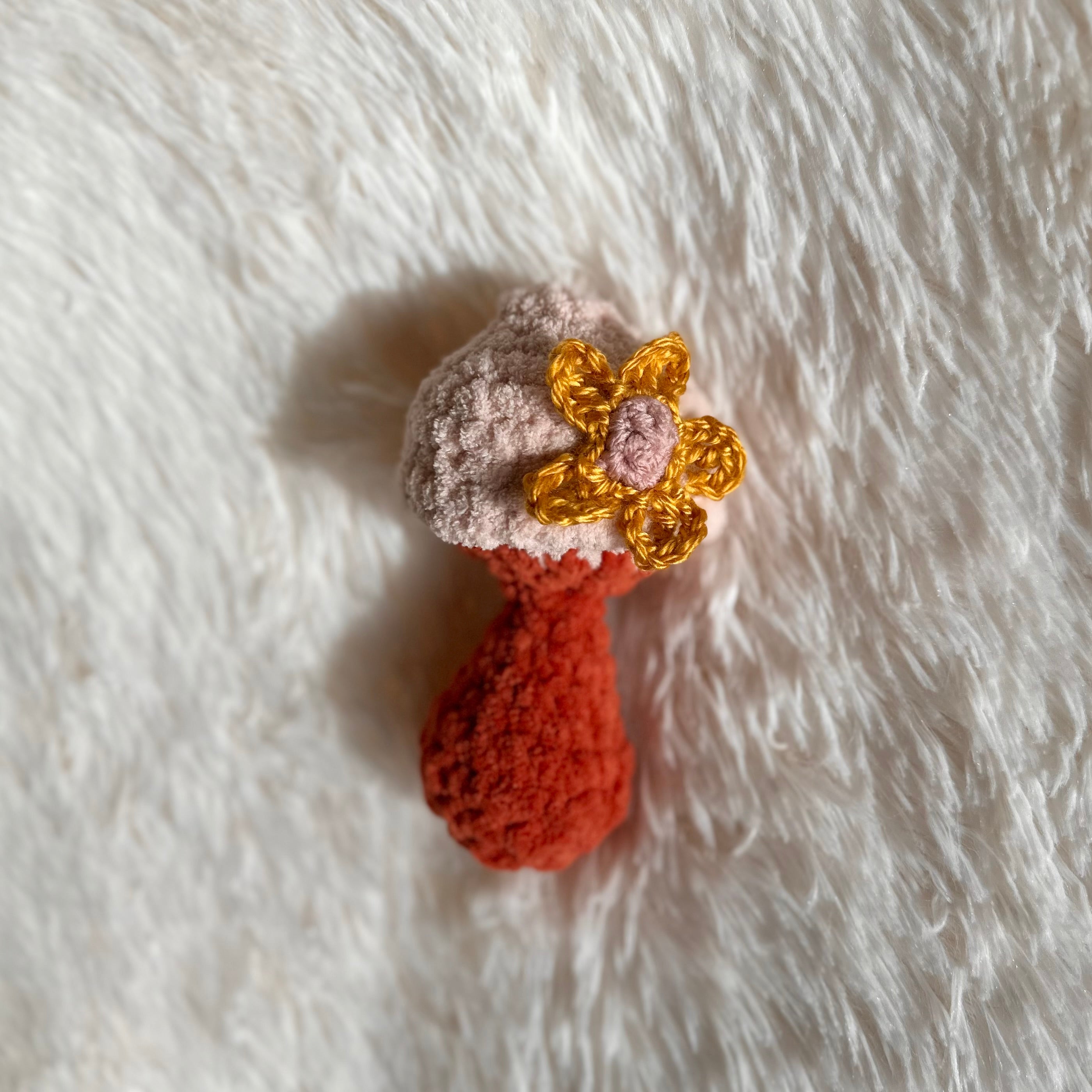 Medium Groovy Mushroom | Mushroom Plushie | Crochet Mushie | Whimsical