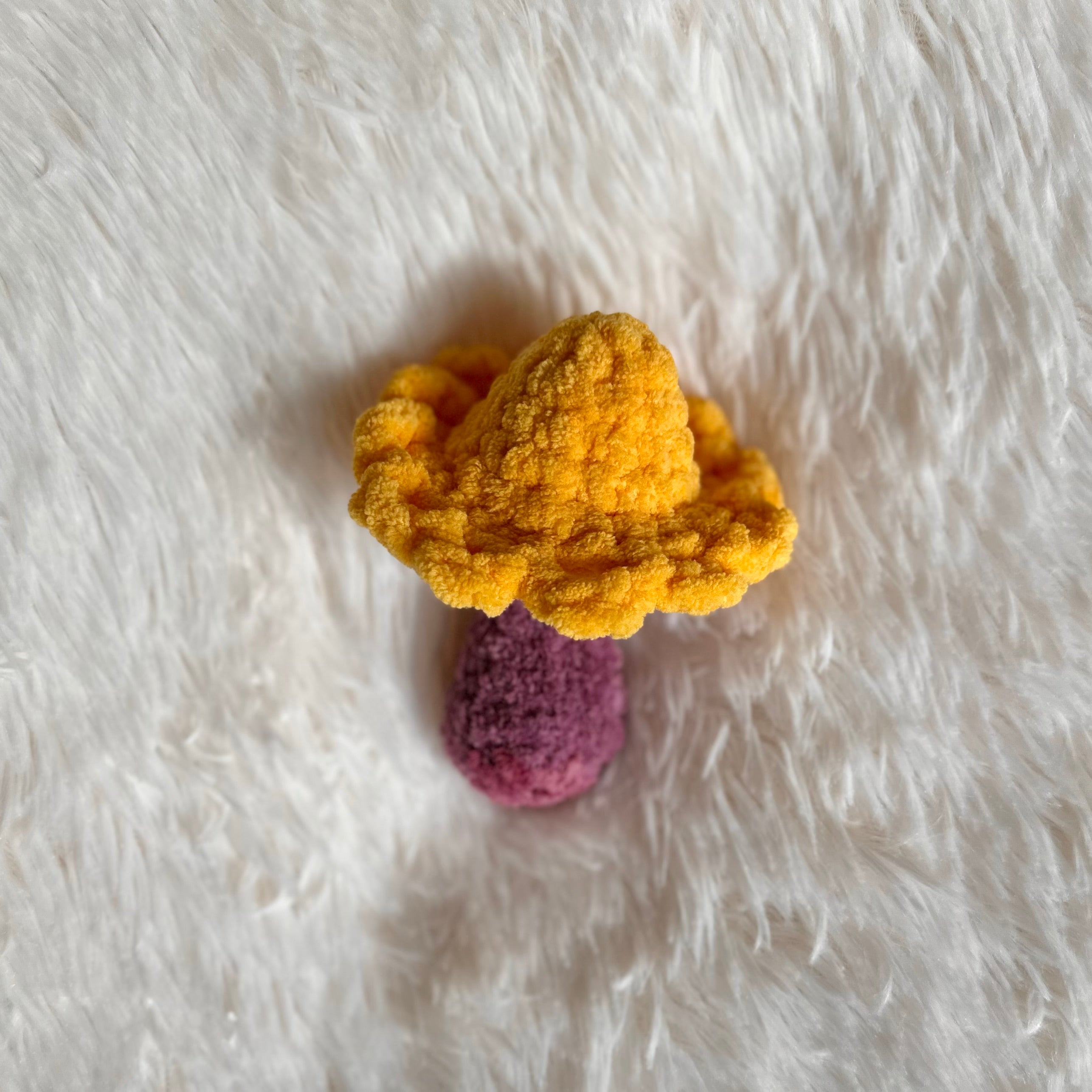 Small Floral Mushroom | Mushroom Plushie | Crochet Mushie | Whimsical