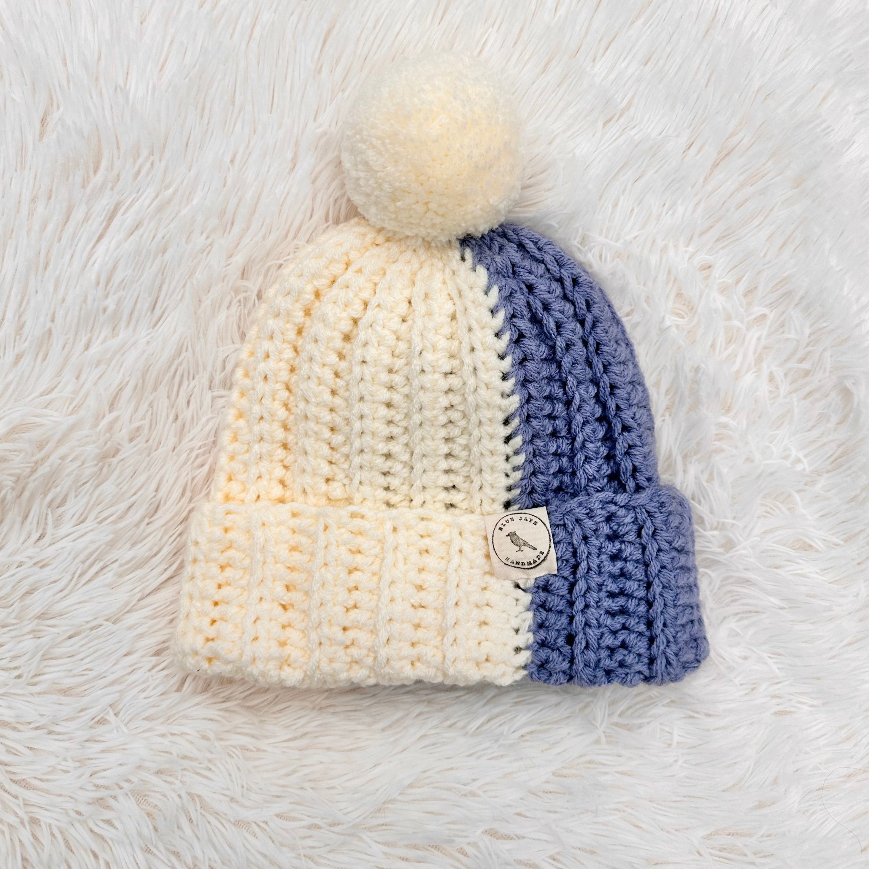 Adult Size Beanie | Crocheted Warm Winter Hat