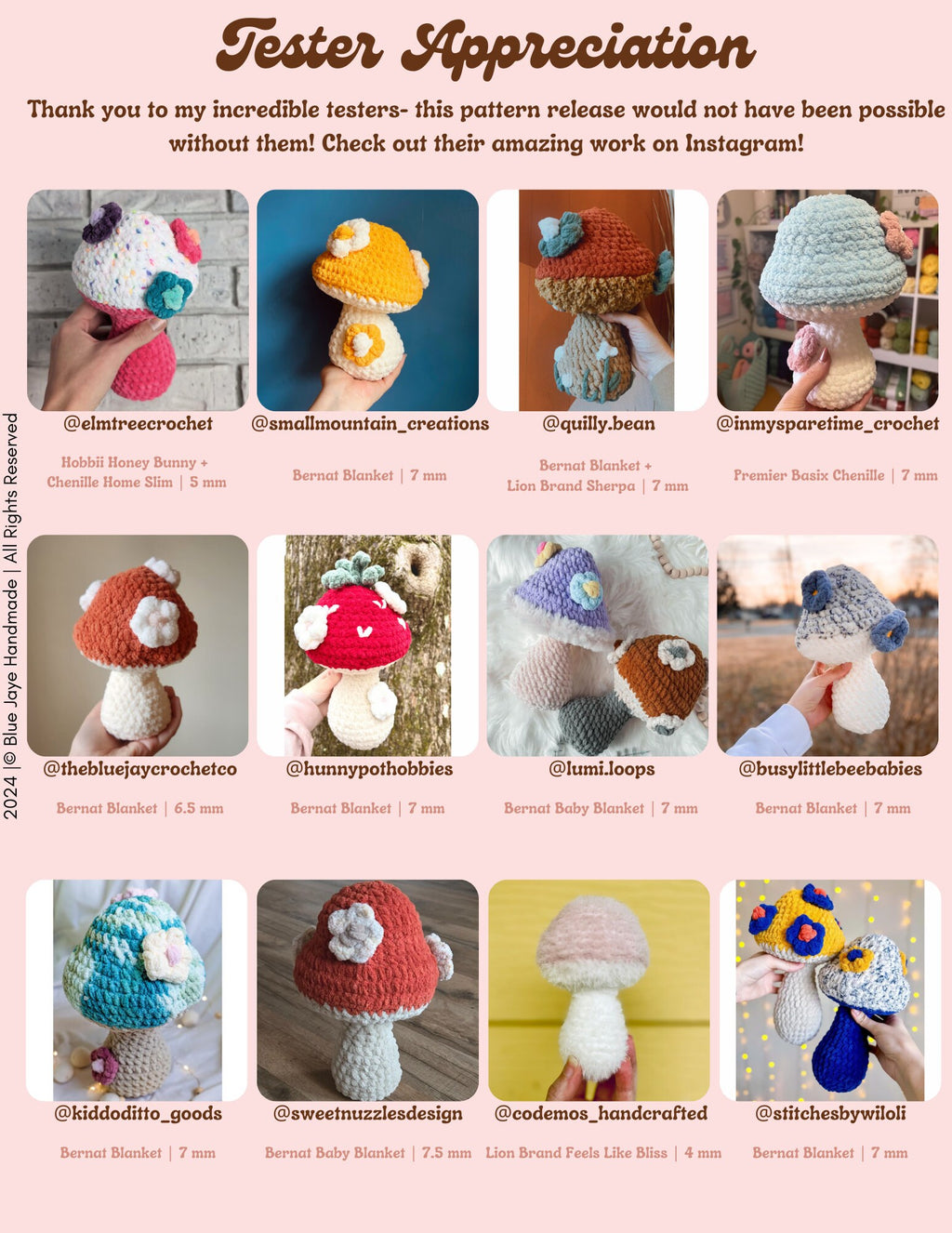 Bella Mushroom With Flowers Crochet Pattern | Amigurumi Groovy Floral Mushroom Pattern