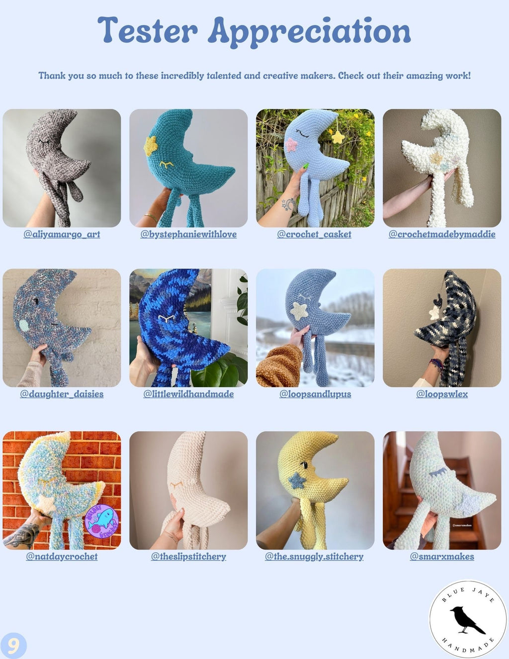 Luna Moon Crochet Pattern | Amigurumi Moon Pattern