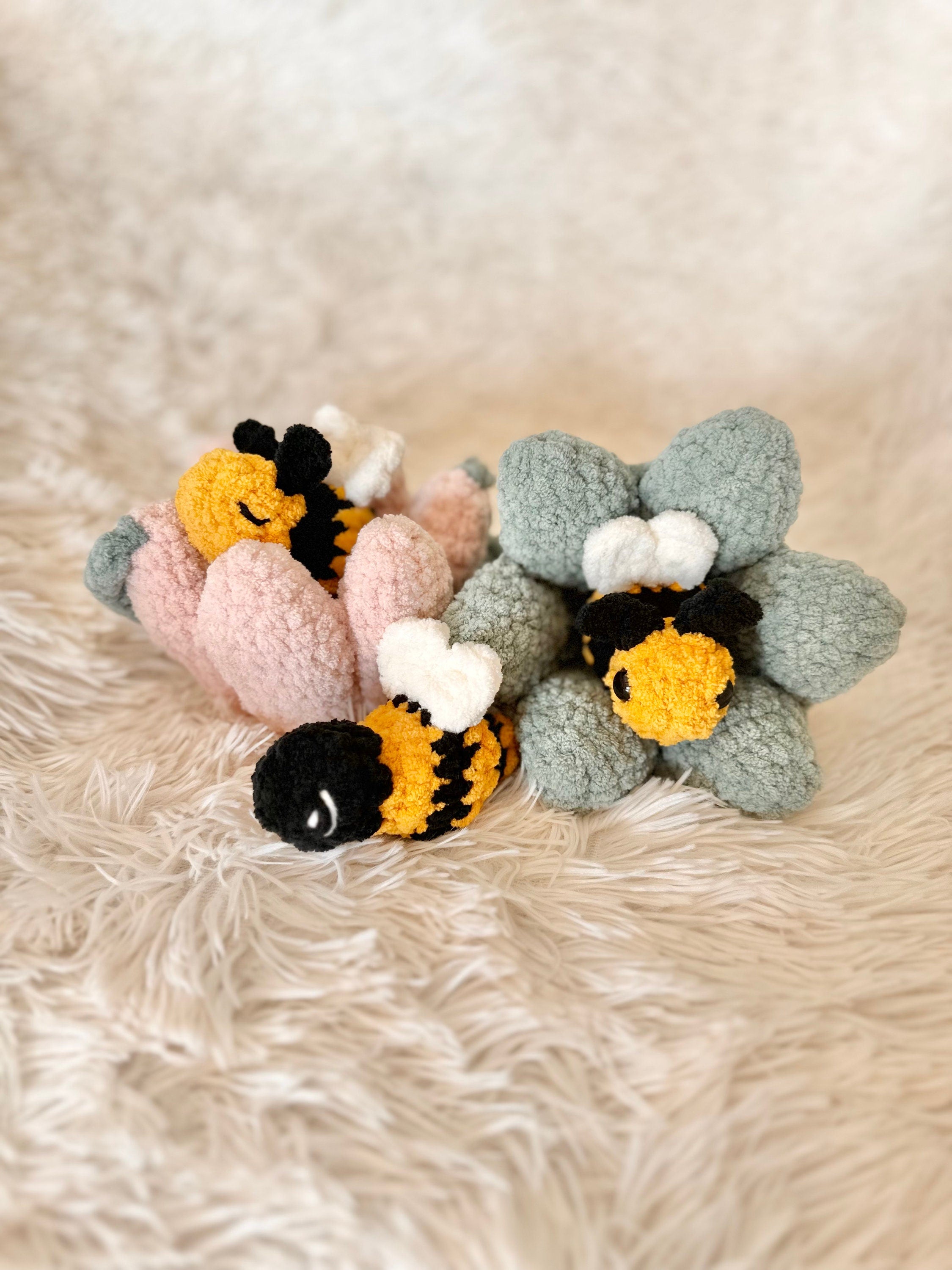 Blossom The Bee Crochet Pattern | Amigurumi Bee Pattern