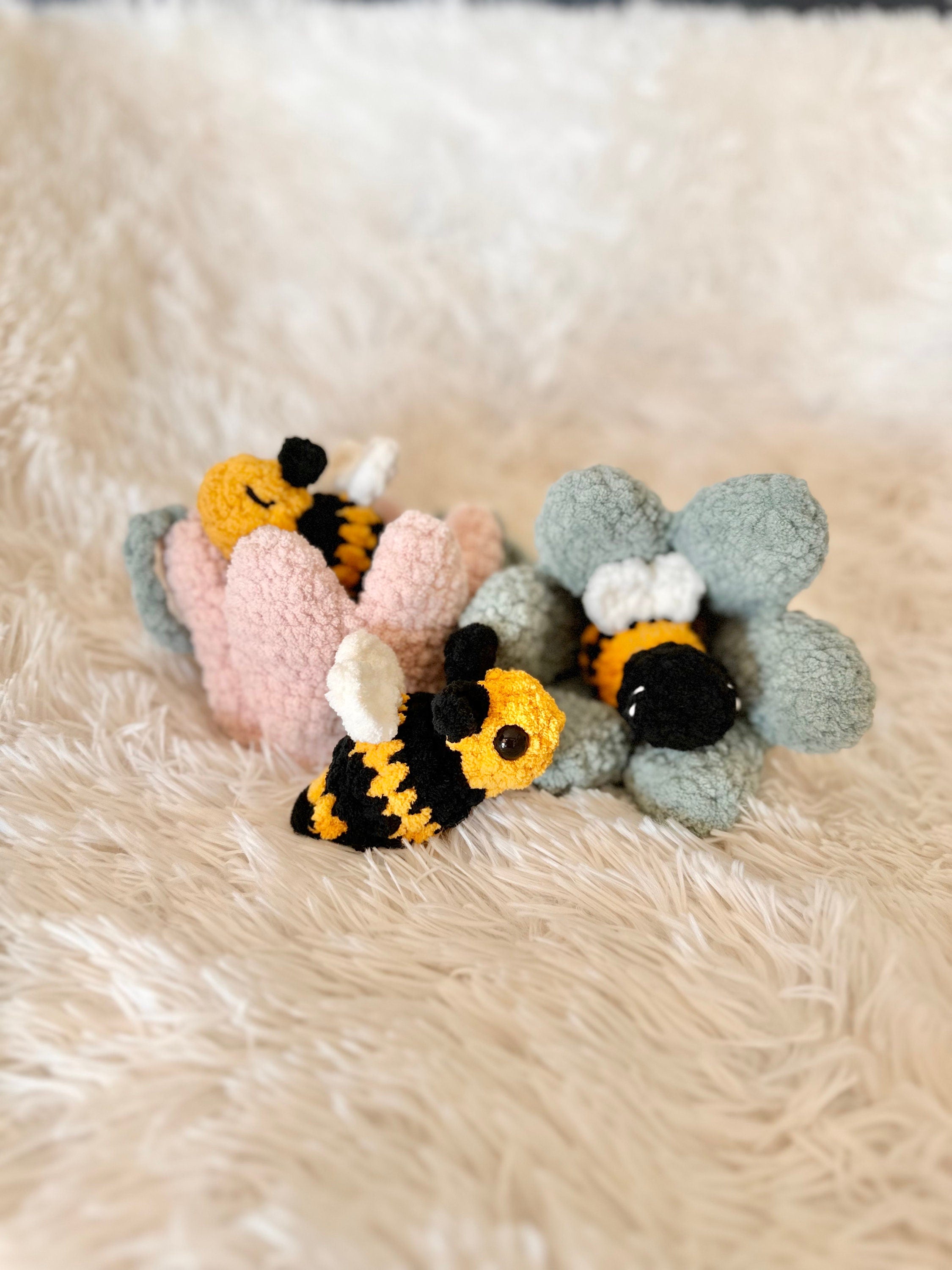 Blossom The Bee Crochet Pattern | Amigurumi Bee Pattern