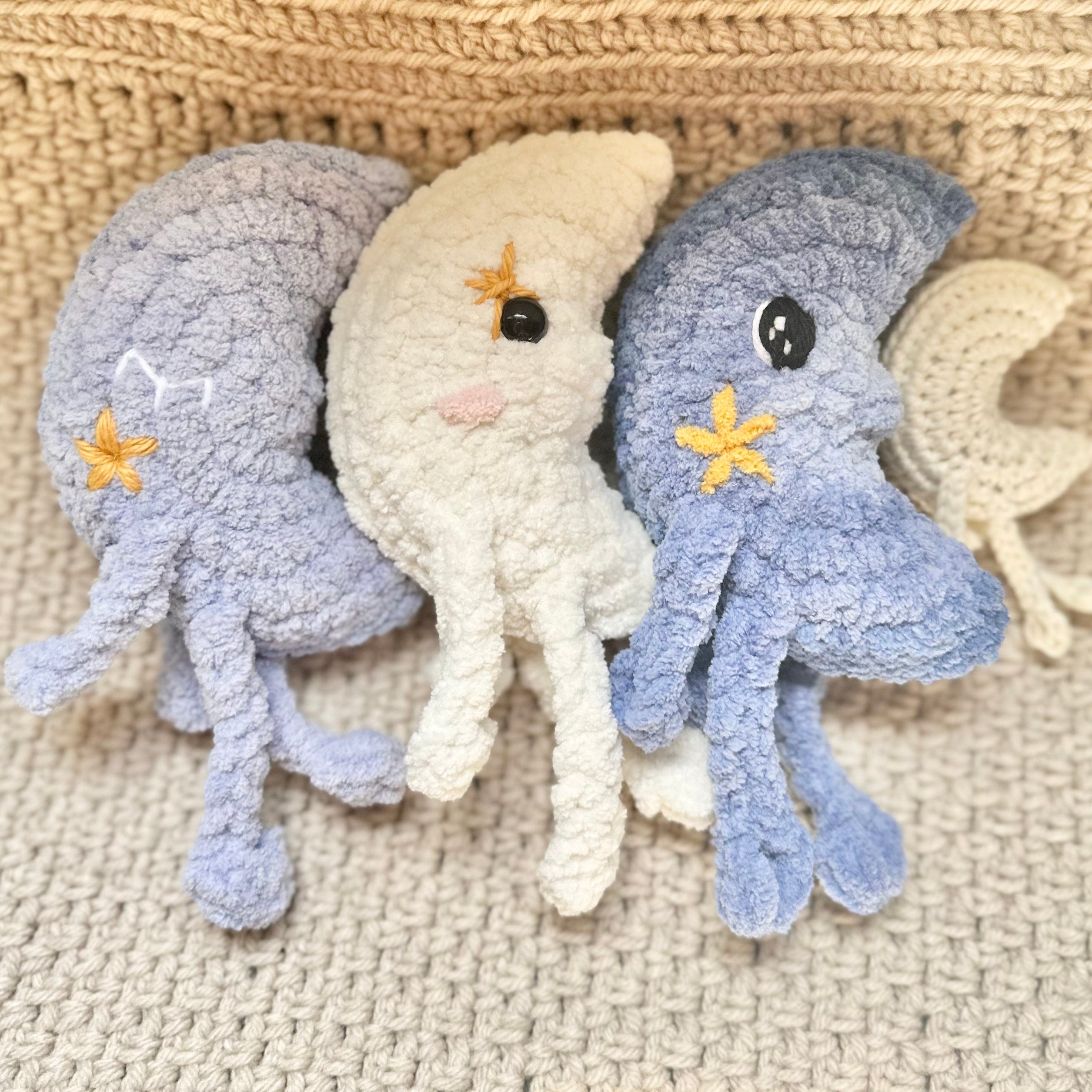 Mini Luna Moon Crochet Pattern | Amigurumi Moon Pattern