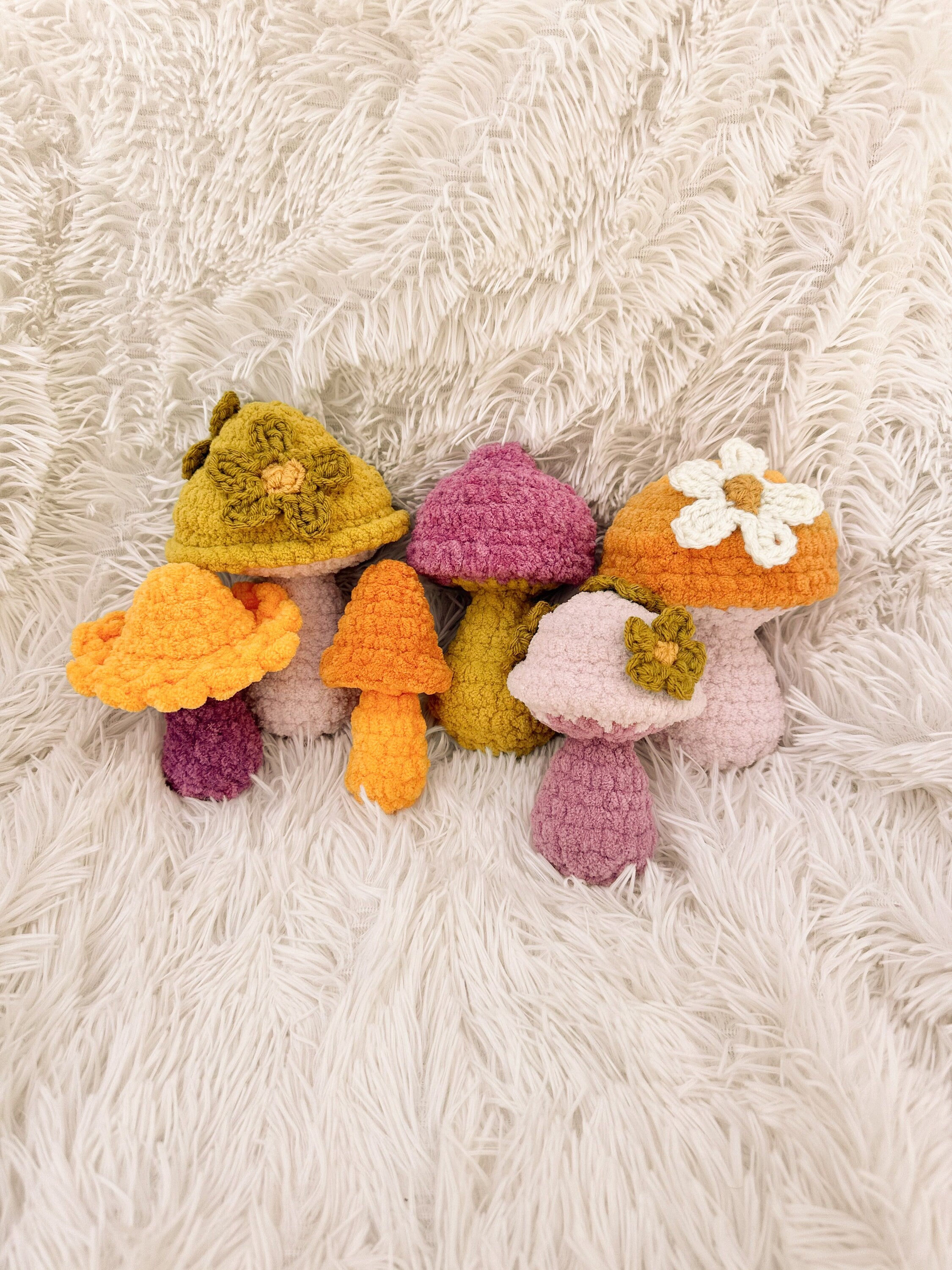 Funky Fungi Crochet Patterns | Groovy Mushrooms Amigurumi