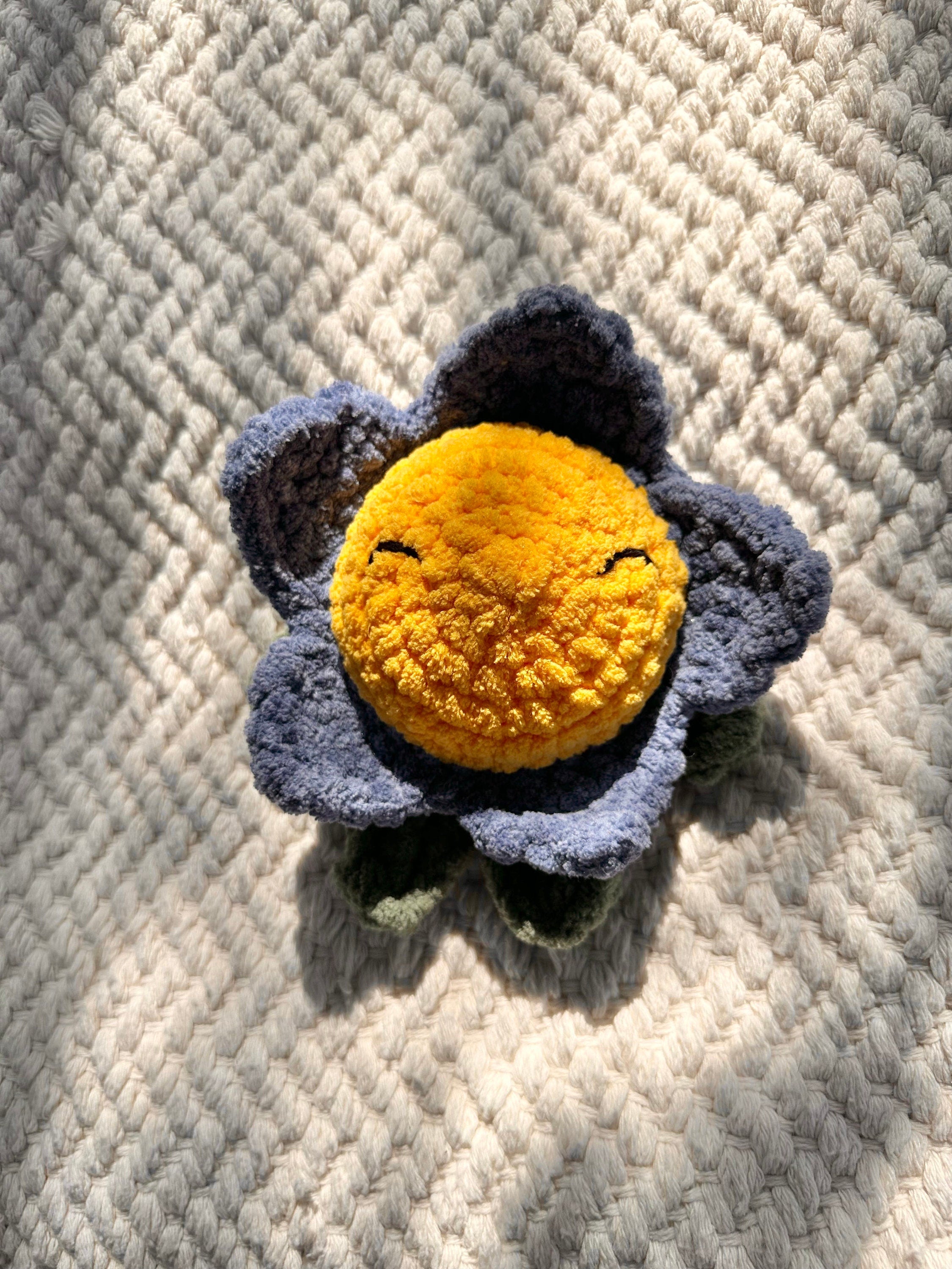 Bloom Babes Mod- Forget-Me-Not | Flower Mod for Mini Raya Sunshine | Amigurumi Whimsical Crochet Pattern
