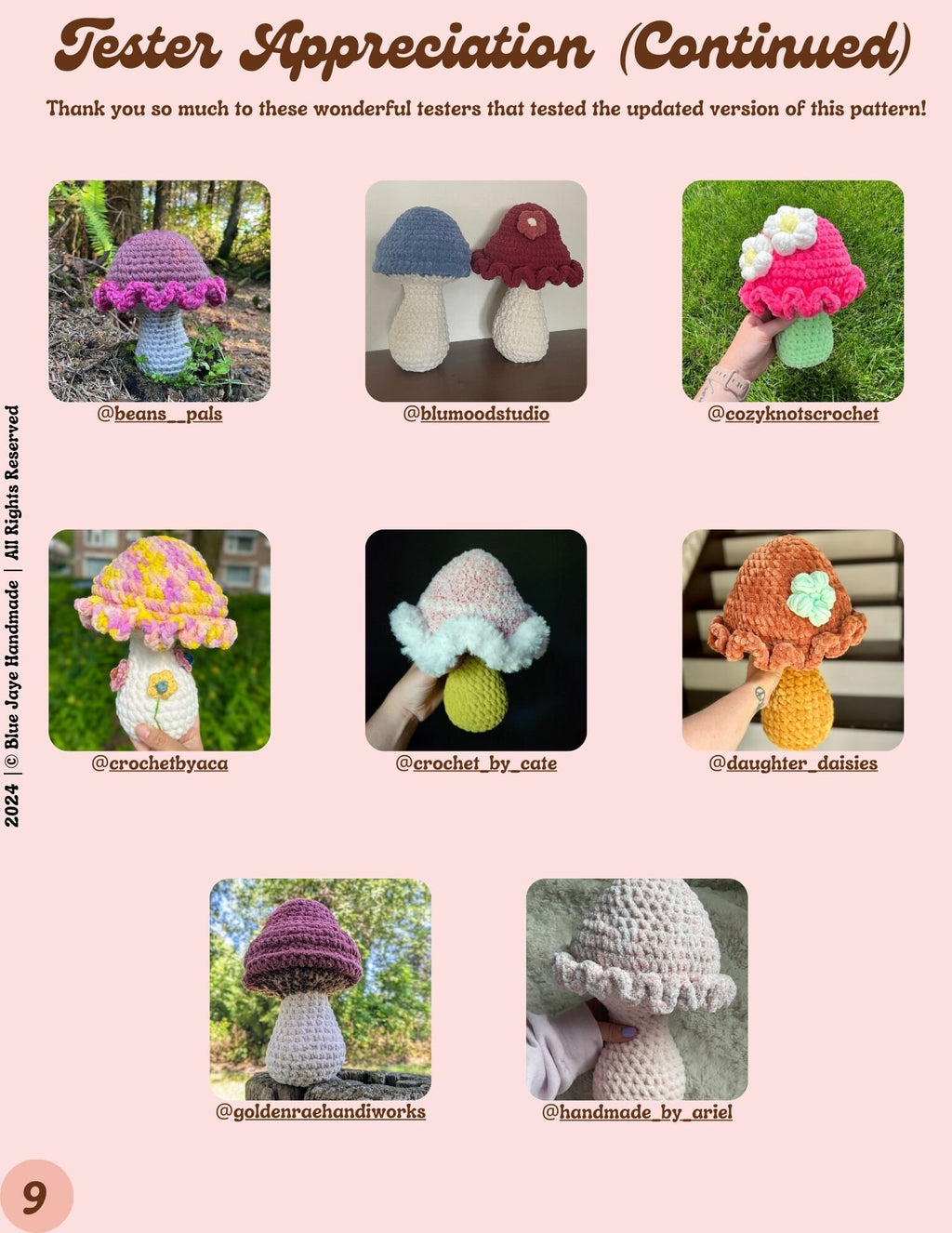 Groovy Mushroom Bundle Crochet Patterns | Amigurumi Whimsy Floral Mushroom Patterns