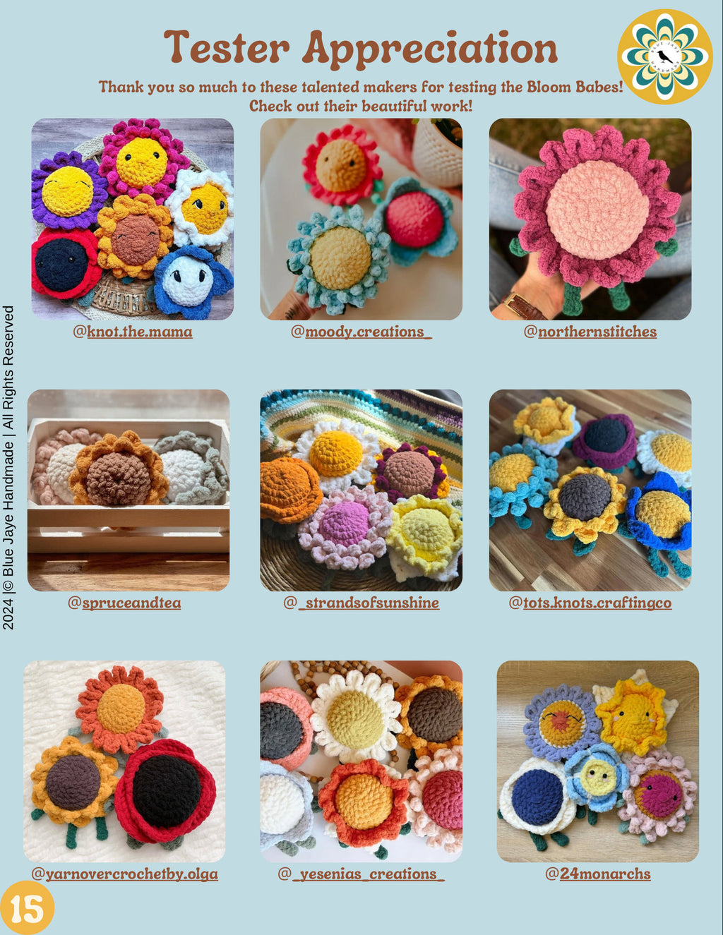 Bloom Babes Mod- Daisy | Flower Mod for Mini Raya Sunshine | Amigurumi Whimsical Crochet Pattern