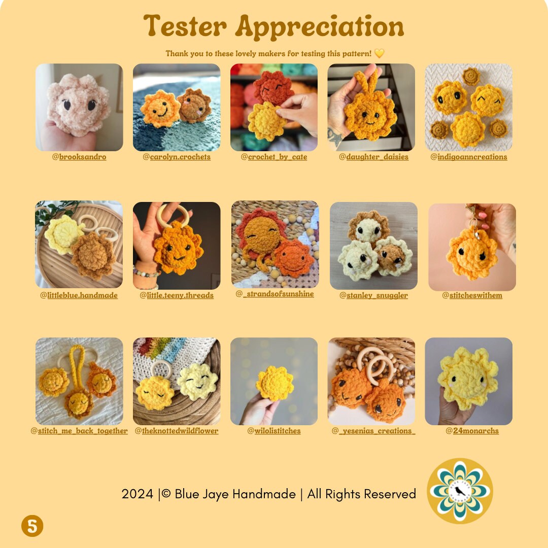 Baby Raya Sunshine Crochet Pattern | Amigurumi Sun Friend | Tiny Sun