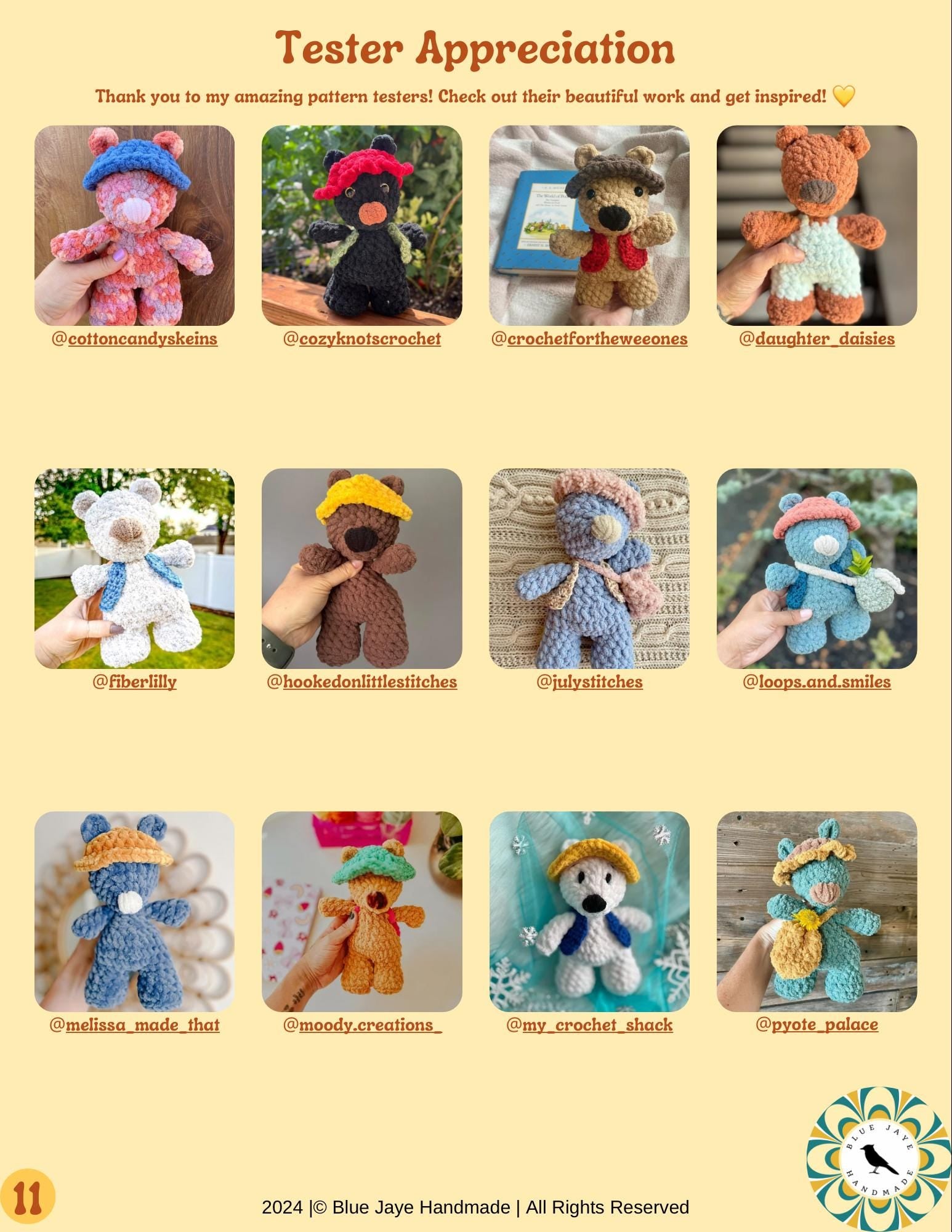 Bowie Bear Crochet Pattern With Accessories | Groovy Bear Amigurumi | Whimsical Crochet | Cottage Core Crochet Pattern