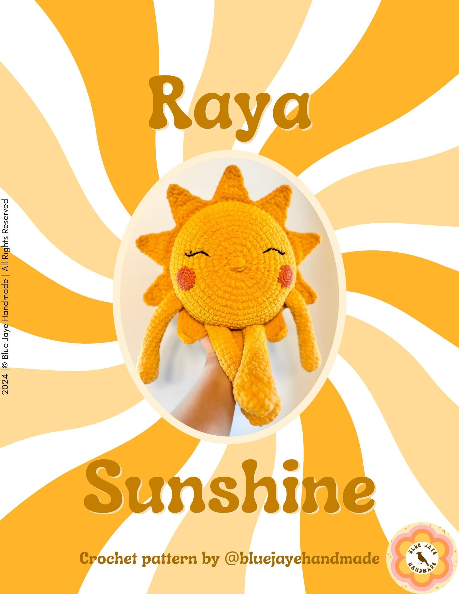 Raya Sunshine Crochet Pattern | Amigurumi Sun Pattern