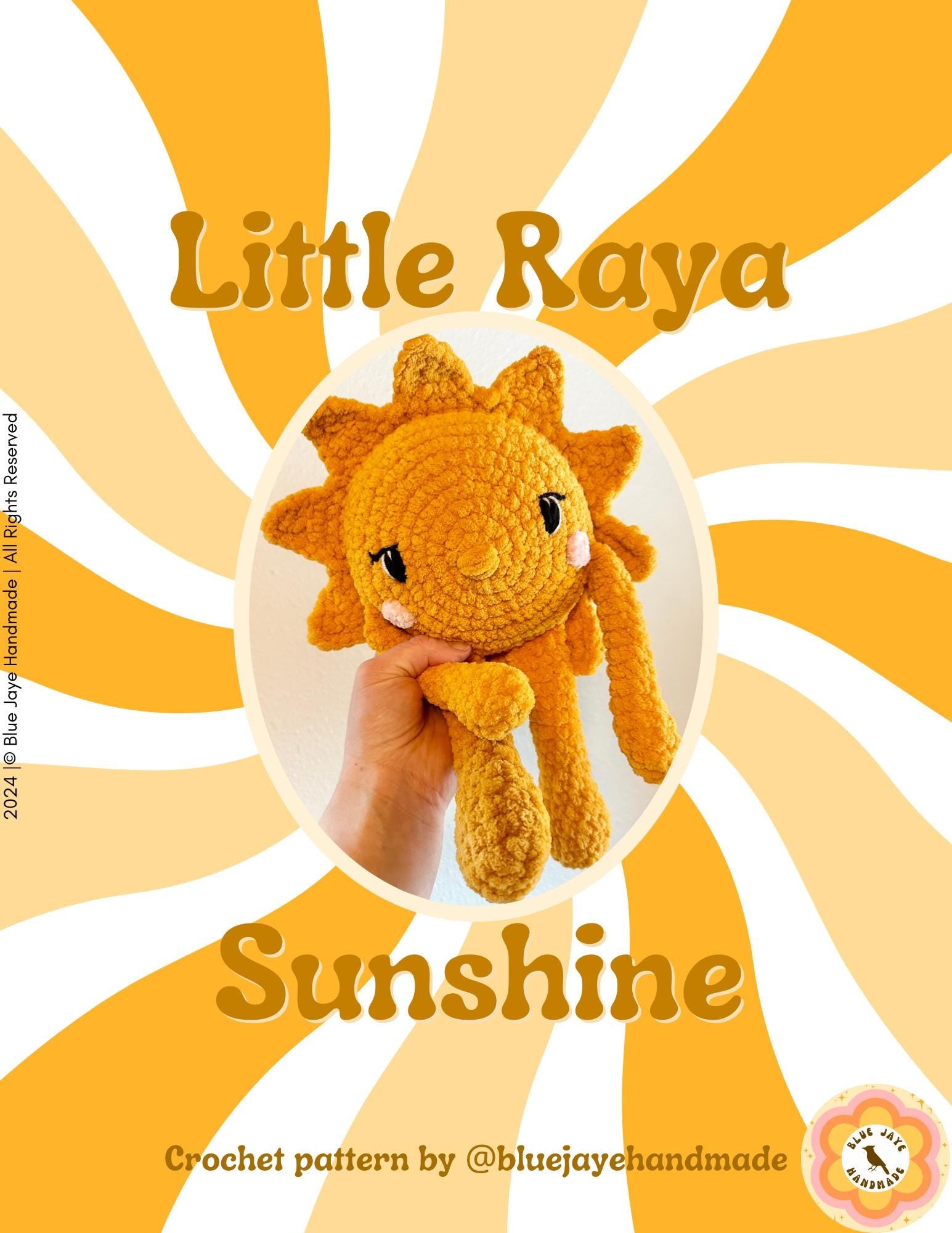 Little Raya Sunshine Crochet Pattern | Amigurumi Sun Pattern