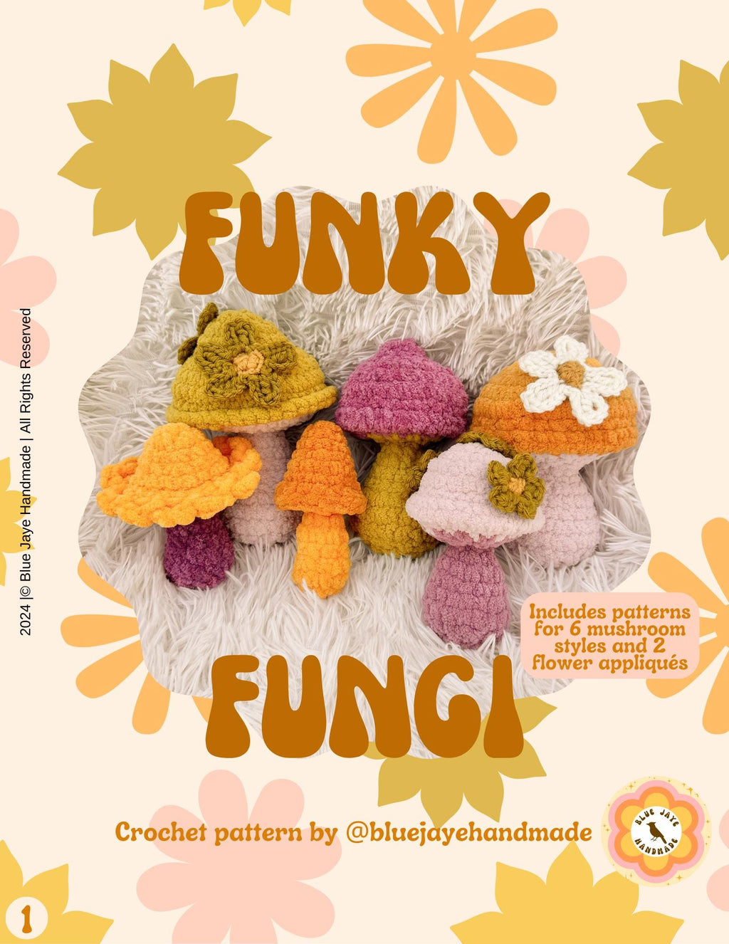 Funky Fungi Crochet Patterns | Groovy Mushrooms Amigurumi