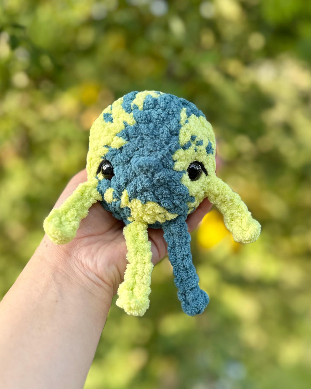 Mini Eartha Crochet Pattern | The Earth Friend | Whimsical Amigurumi Earth Pattern