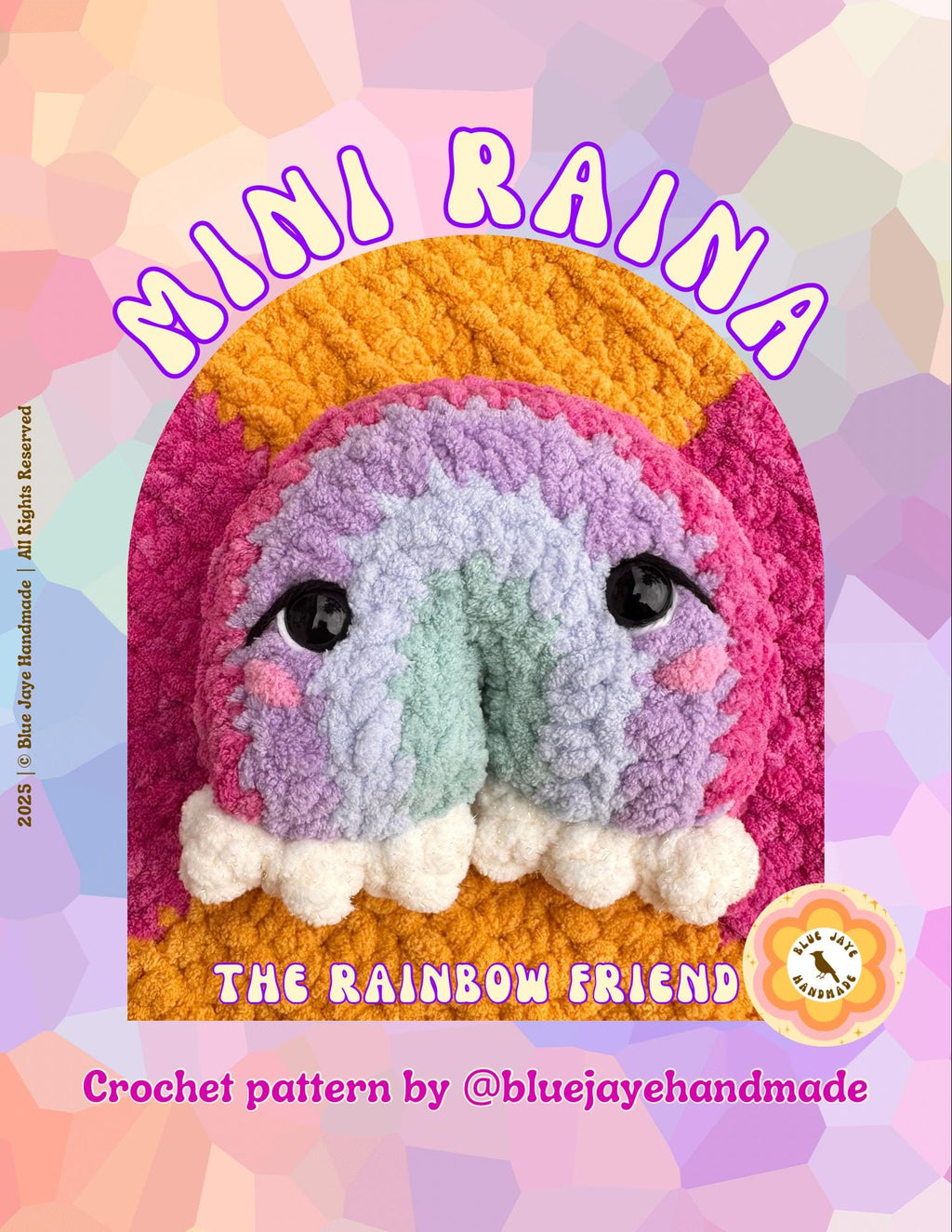 Mini Raina Crochet Pattern | Rainbow Friend | Amigurumi Rainbow Pattern