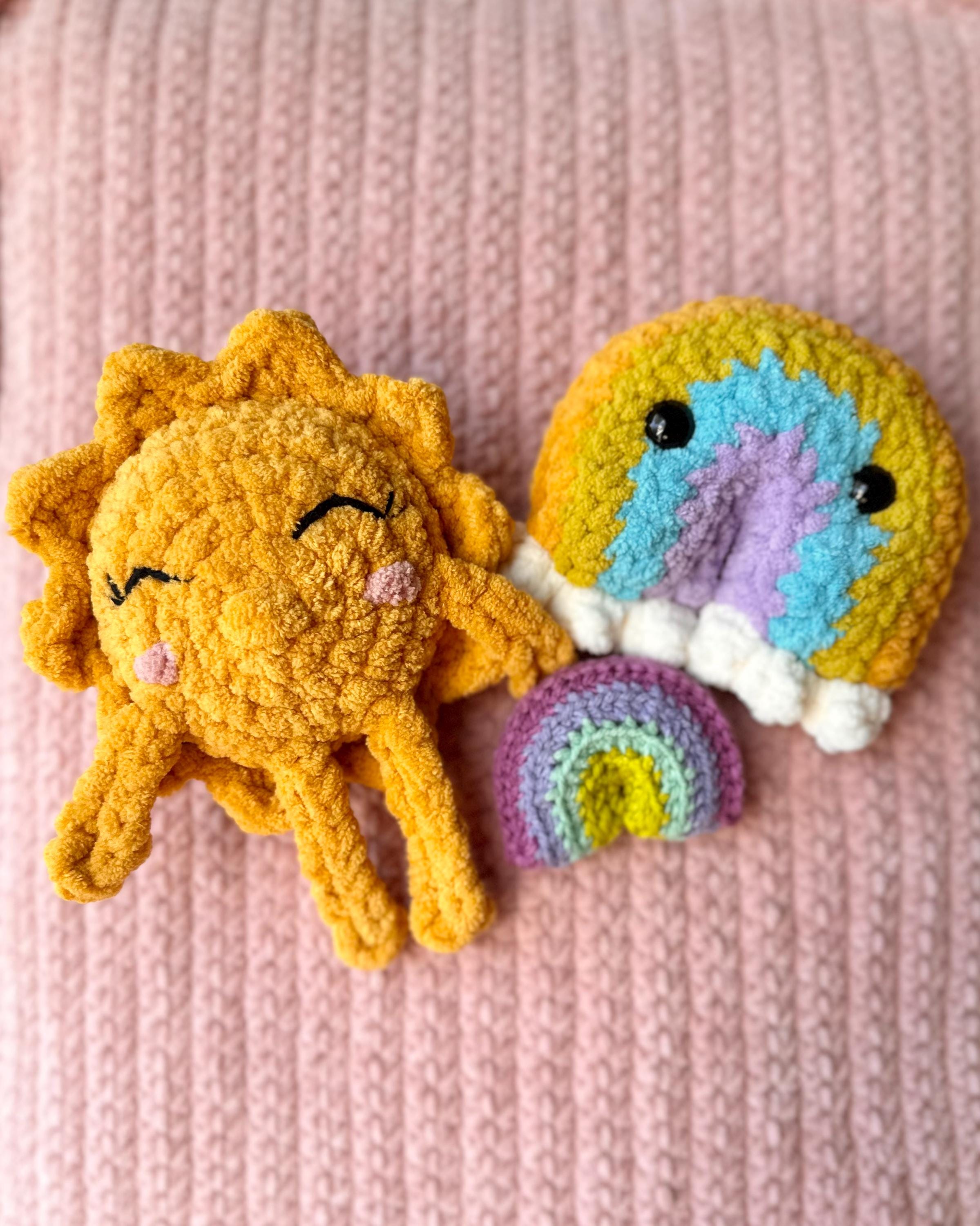 Mini Raina Crochet Pattern | Rainbow Friend | Amigurumi Rainbow Pattern