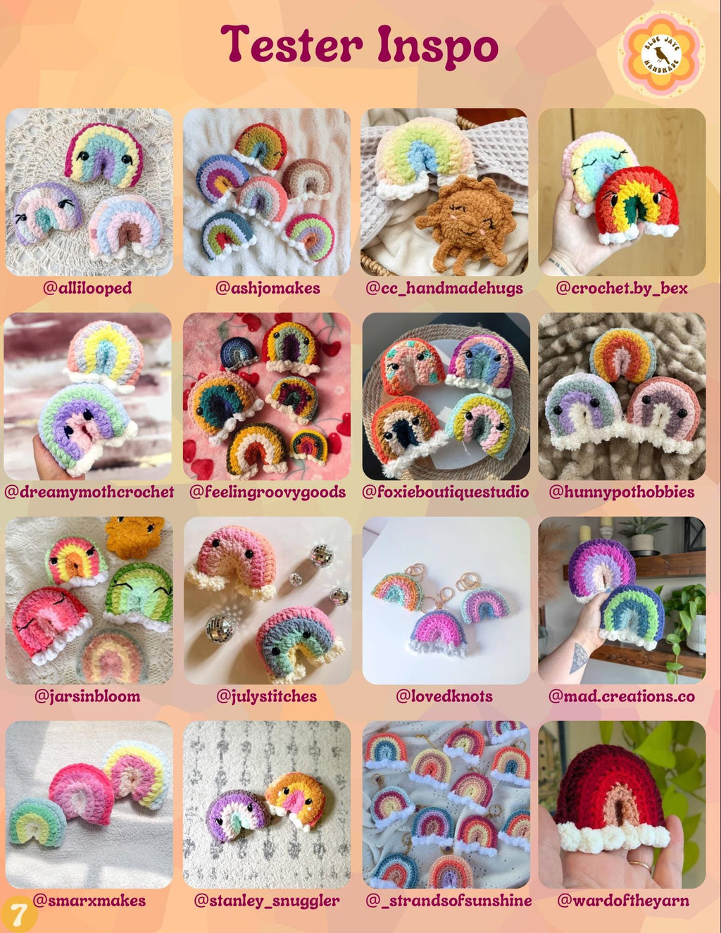 Mini Raina Crochet Pattern | Rainbow Friend | Amigurumi Rainbow Pattern