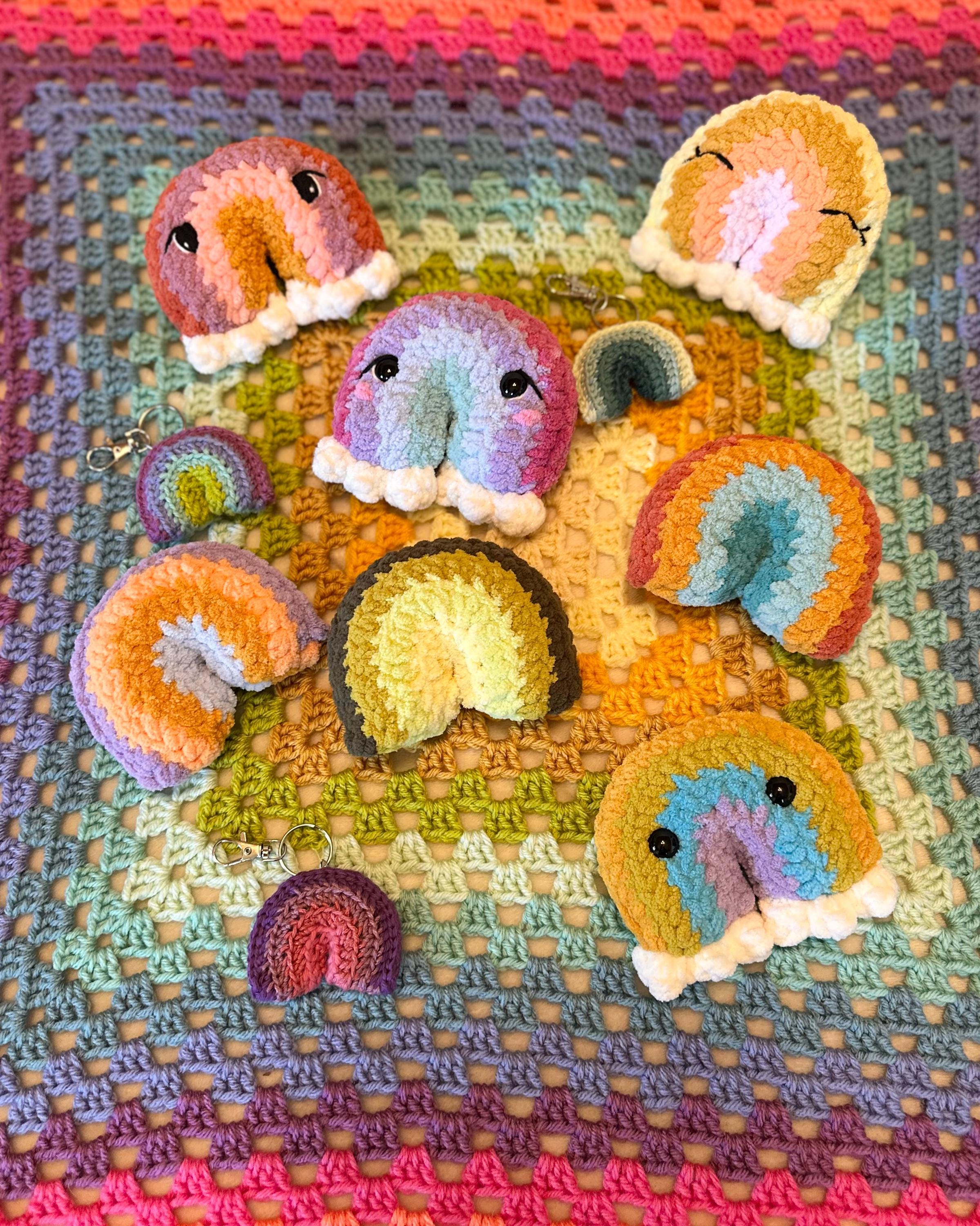 Mini Sky Friends Crochet Pattern Bundle | 6 Patterns Included | Sun | Moon | Earth | Star | Rainbow | Cloud | Whimsical Crochet | Amigurumi