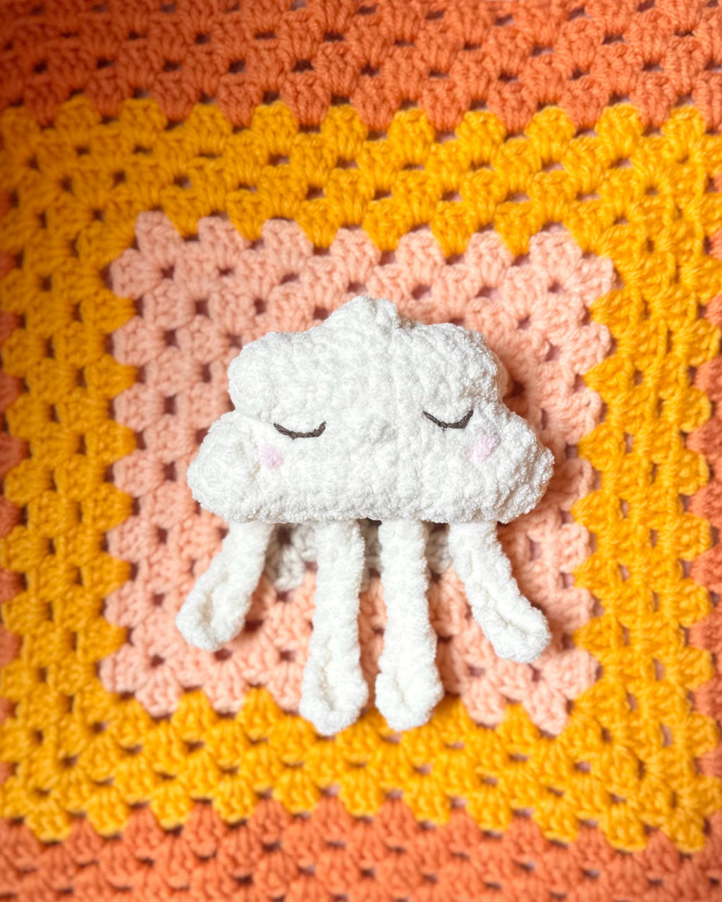 Mini Cloudia Crochet Pattern | Cloud Friend | Amigurumi Cloud Pattern