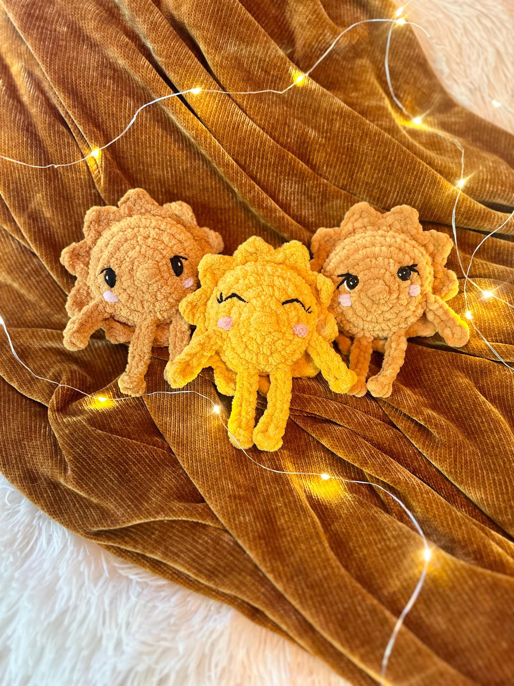 Mini Sky Friends Crochet Pattern Bundle | 6 Patterns Included | Sun | Moon | Earth | Star | Rainbow | Cloud | Whimsical Crochet | Amigurumi