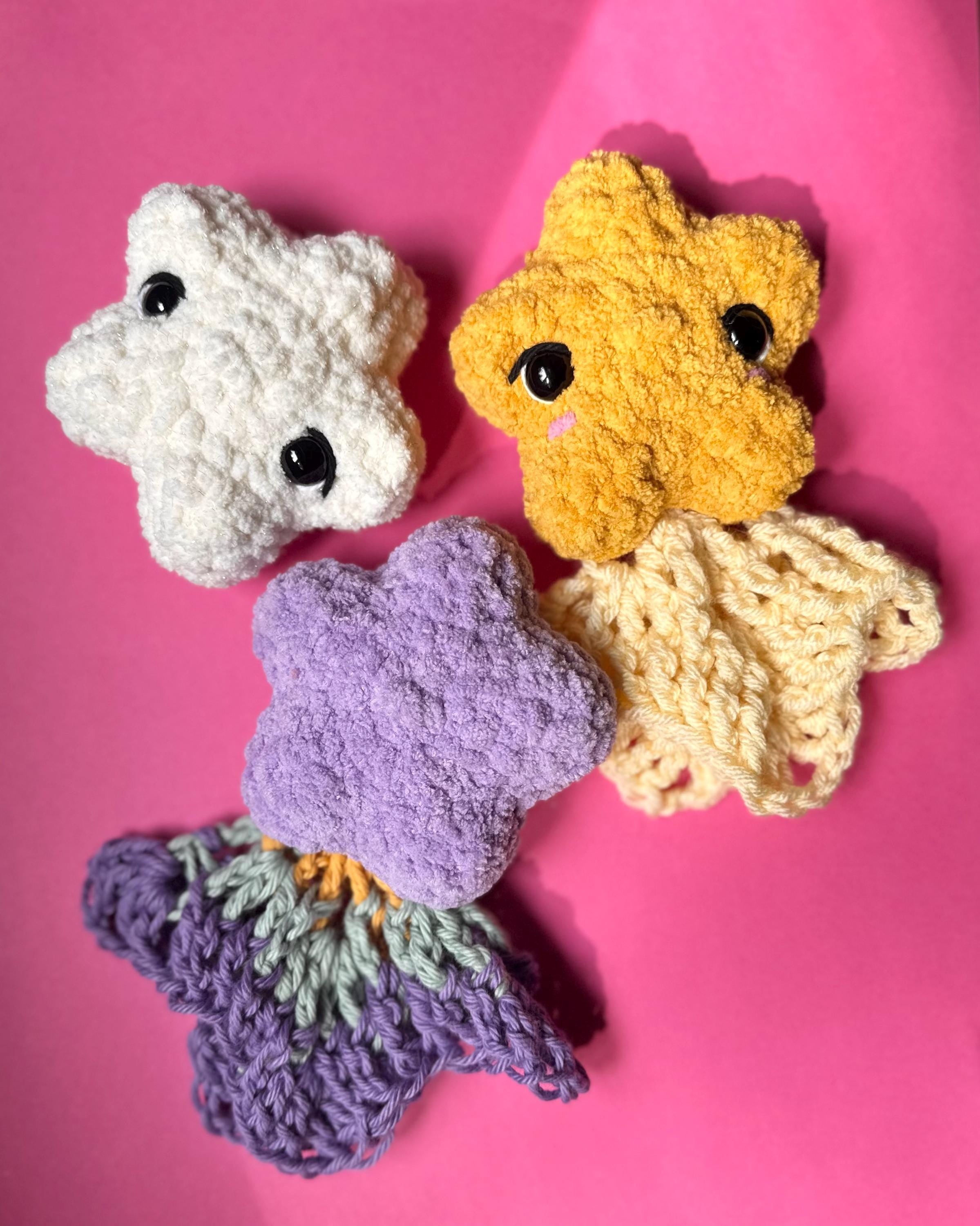 Mini Sky Friends Crochet Pattern Bundle | 6 Patterns Included | Sun | Moon | Earth | Star | Rainbow | Cloud | Whimsical Crochet | Amigurumi