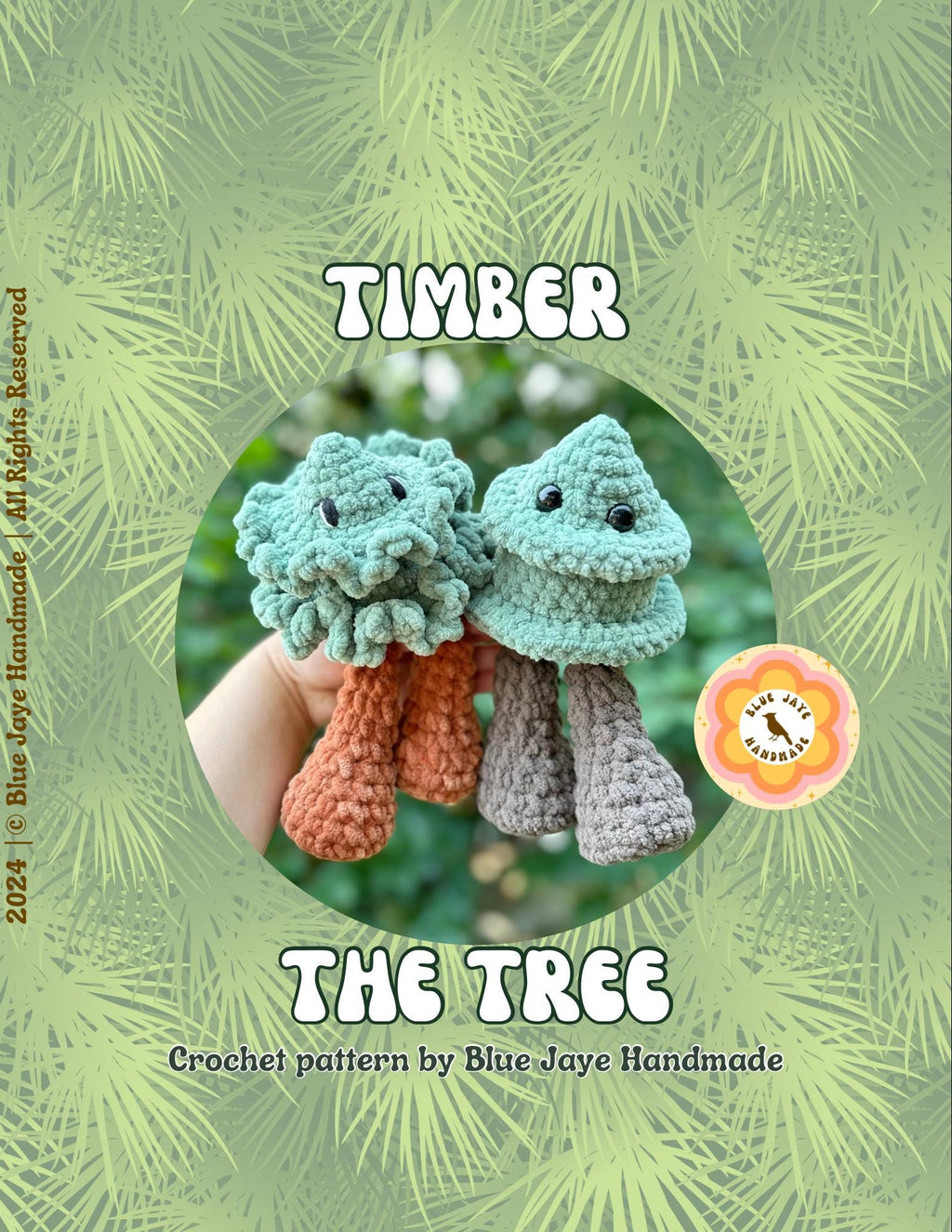 Timber The Tree Crochet Pattern | Amigurumi Groovy Tree