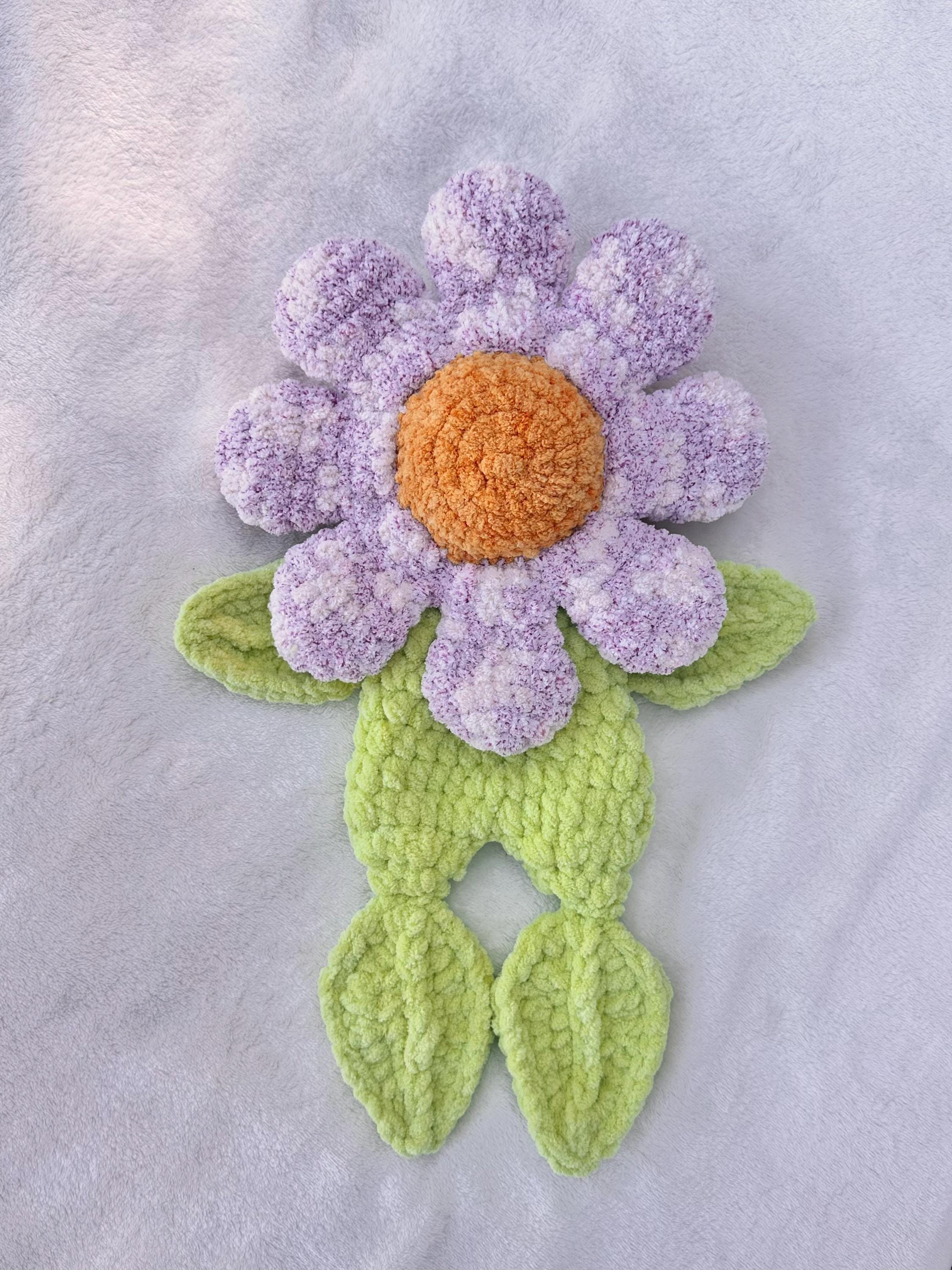 Solly and Dolly Flower Snuggler Crochet Pattern | Sunflower Daisy Snuggler Lovey Amigurumi Pattern | Whimsical Flower Crochet Pattern